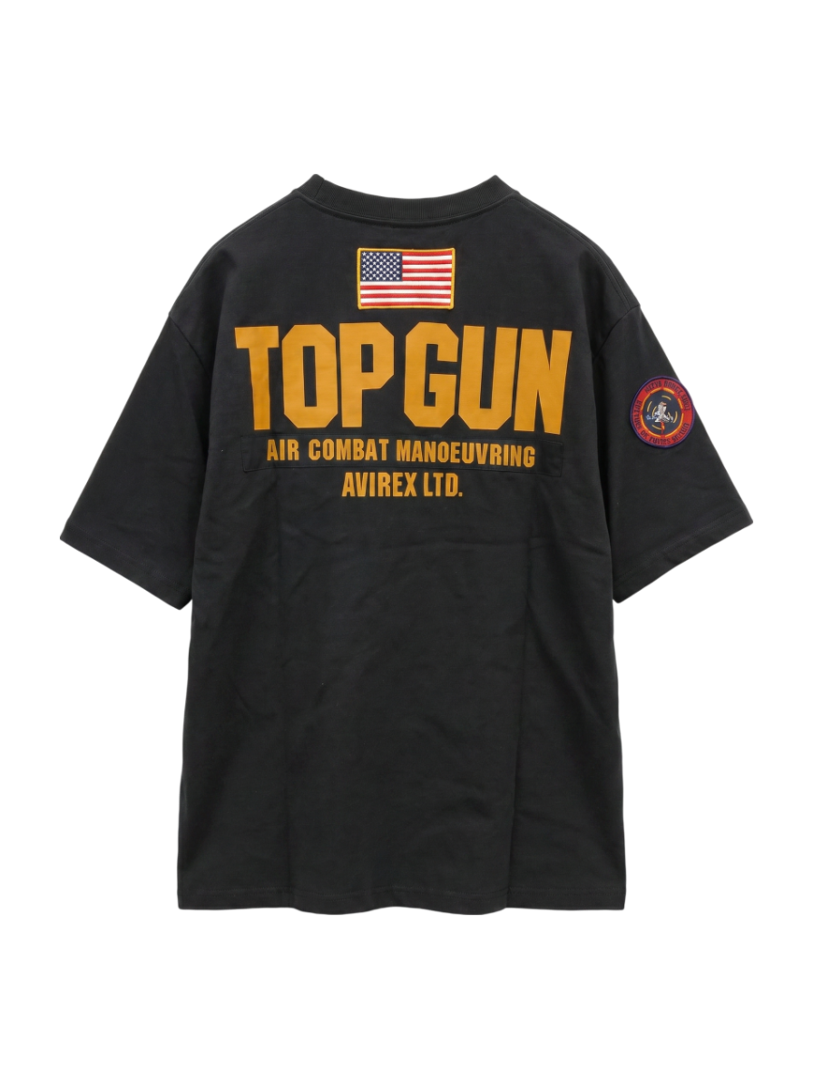 AVIREX / TOP GUN PATCH & PRINT T-SHIRT / トップガン パッチ & プリント Tシャツ