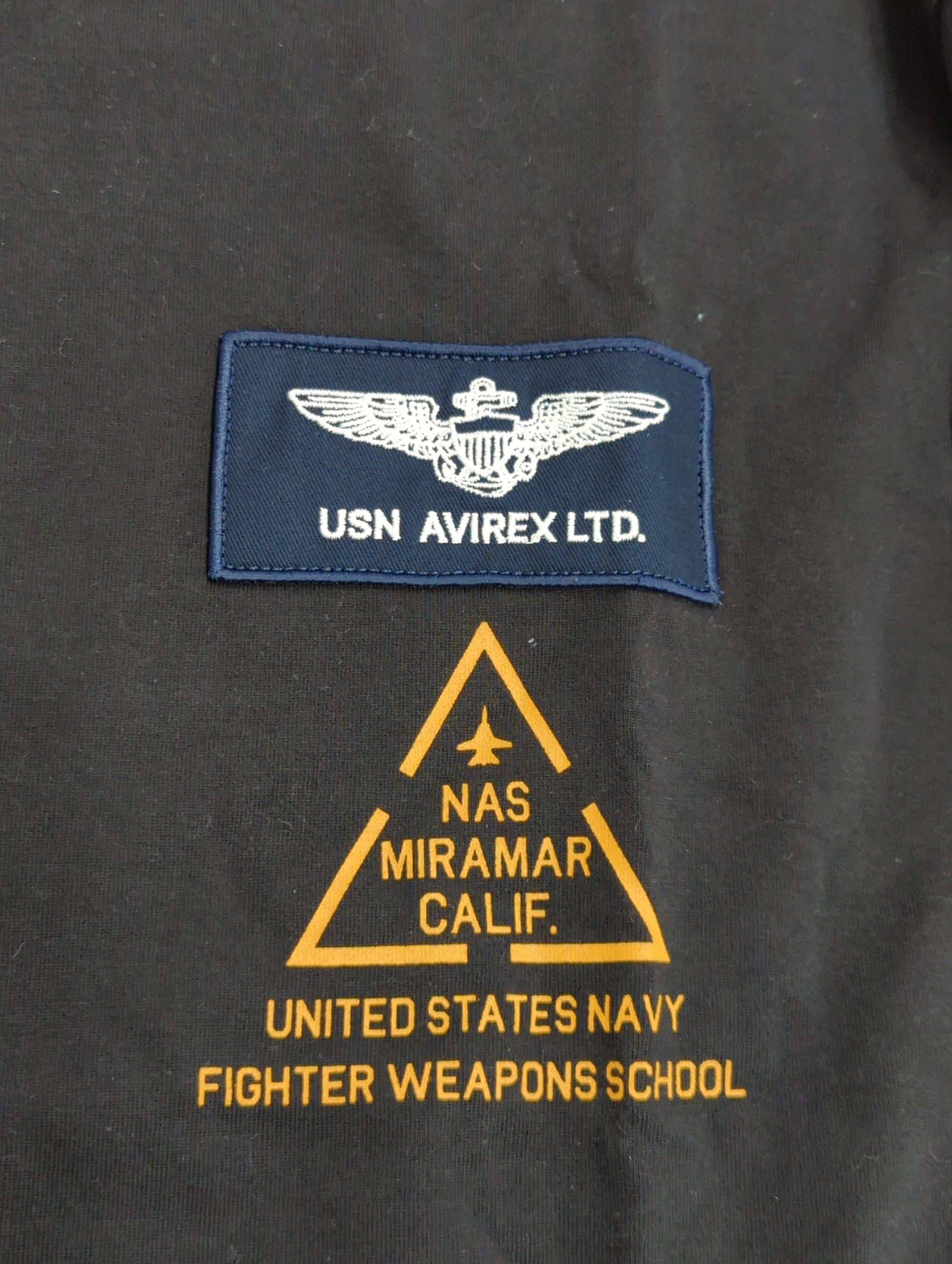 AVIREX / TOP GUN PATCH & PRINT T-SHIRT / トップガン パッチ & プリント Tシャツ