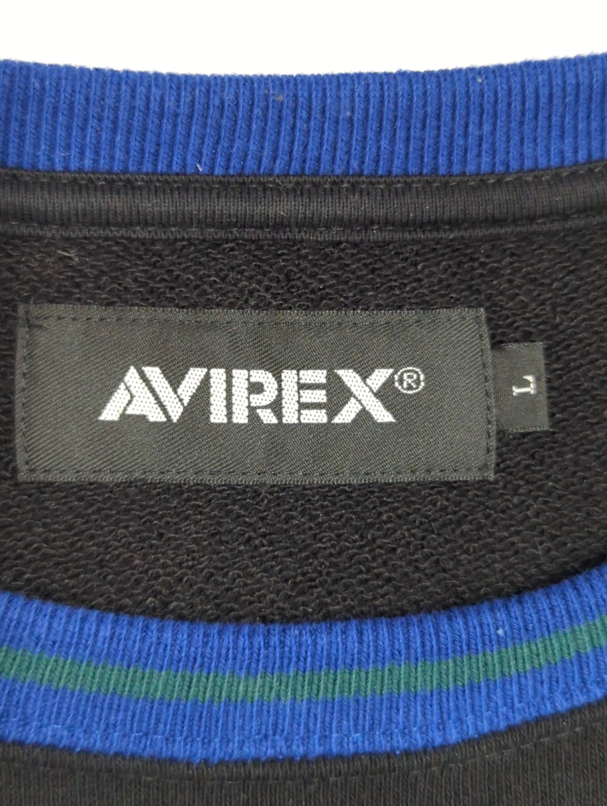 AVIREX /  CIRCLE LOGO CREWNECK SWEAT / サークルロゴ クルーネック スウェット