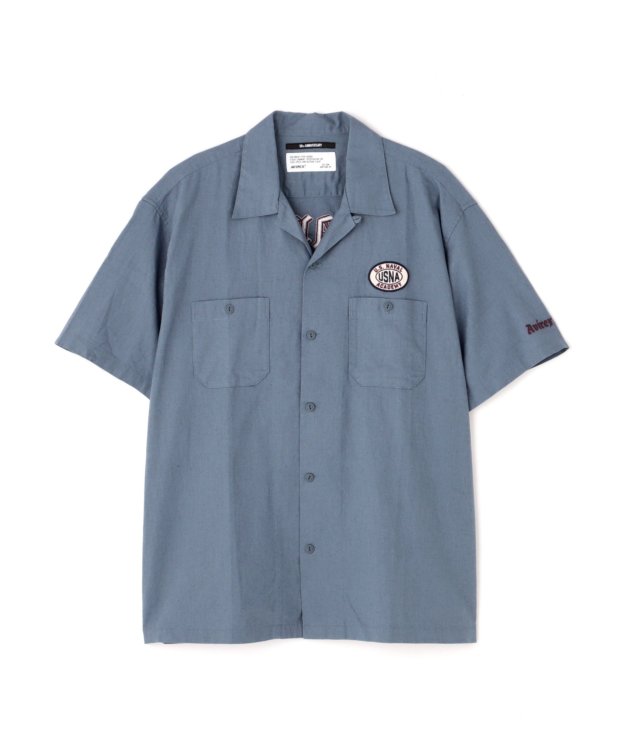 AVIREX / ANNAPOLIS WORK SHIRT / アナポリス 半袖ワークシャツ / AVIREX / アヴィレックス