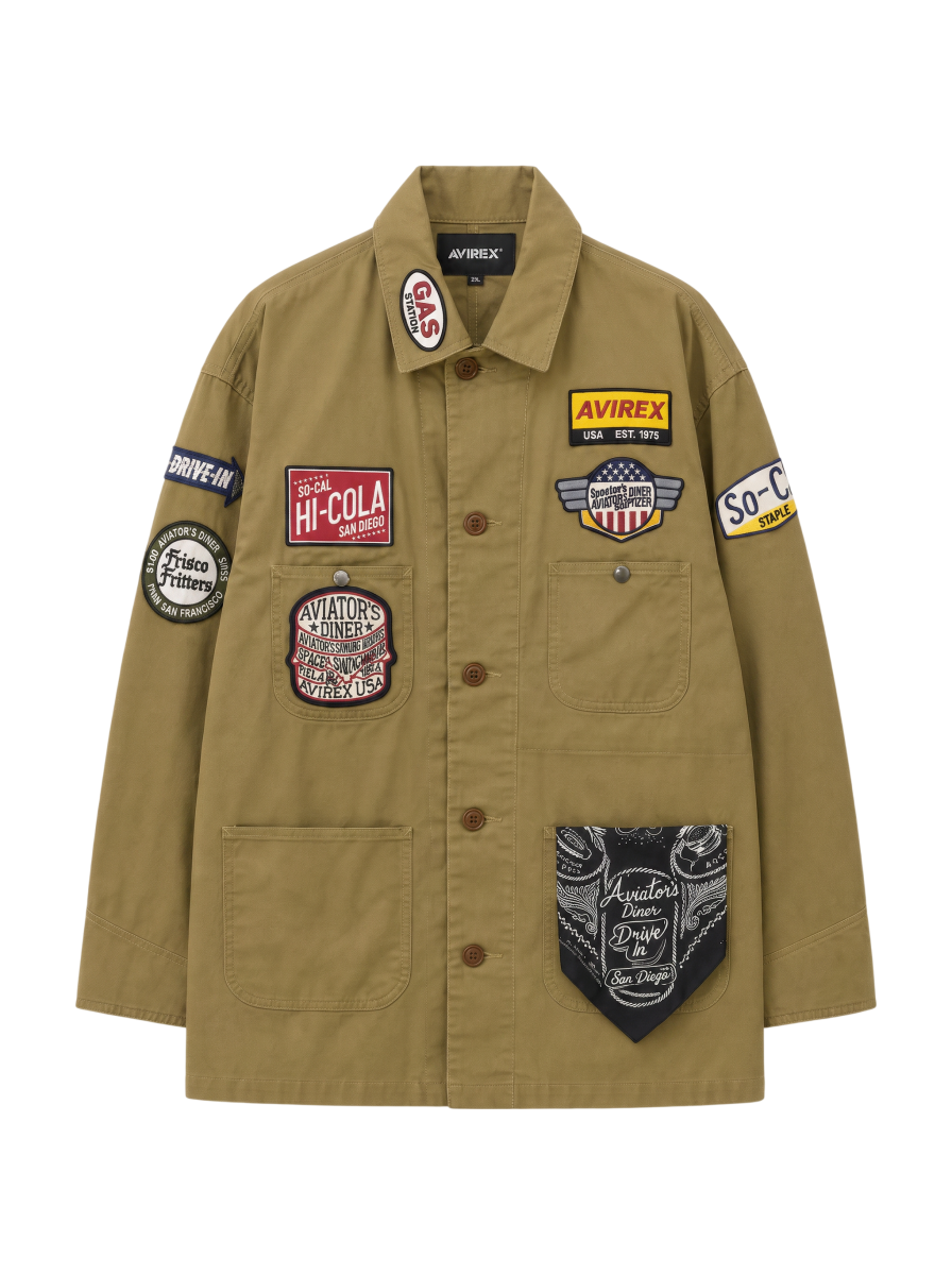 AVIREX / ANTIFOULING COVERALL JACKET / アンチフォーリング カバーオール ジャケット