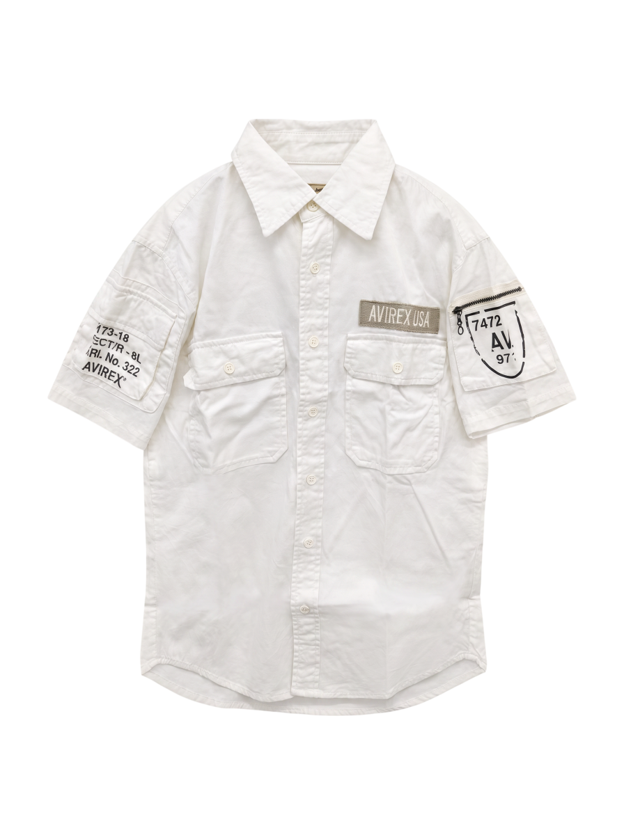 AVIREX / 半袖ファティーグ カーキシャツ/S/S FATIGUE KHAKI SHIRT