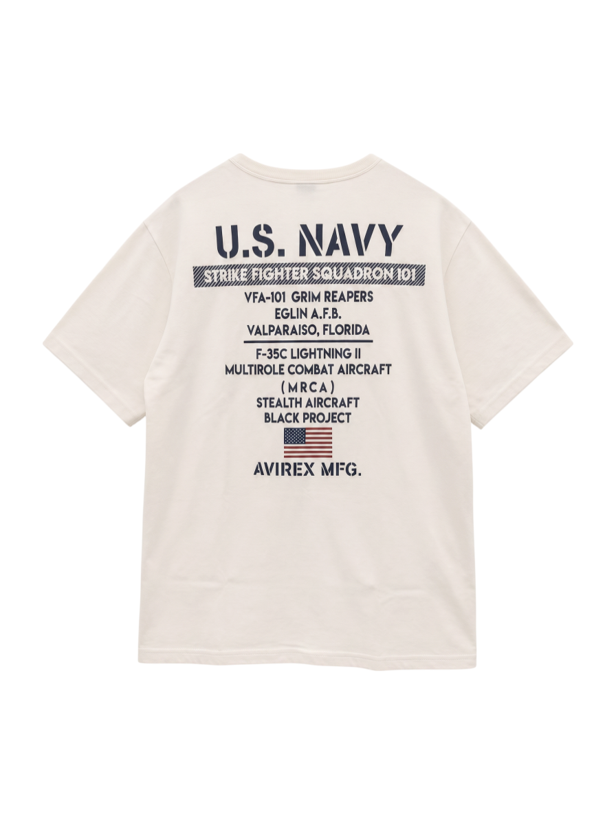 AVIREX / ドライジャージ ルーズフィットTシャツ/S/S DRY JERSEY LOOSE FIT T-SHIRT