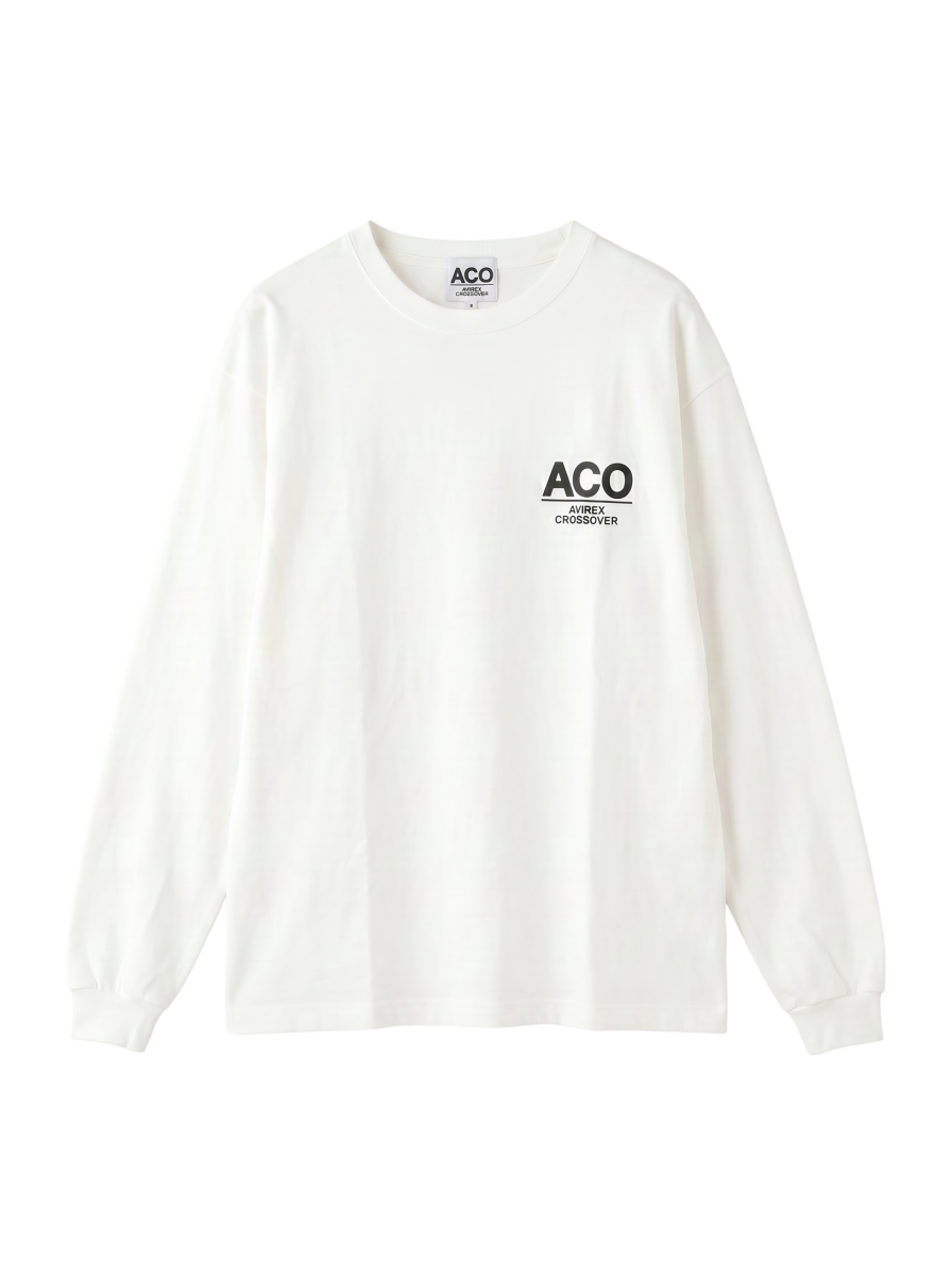 AVIREX / 《CROSSOVER》BANDANA PATCH LONGSLEEVE T-SHIRT / バンダナ パッチ 長袖Tシャツ / AVIREX