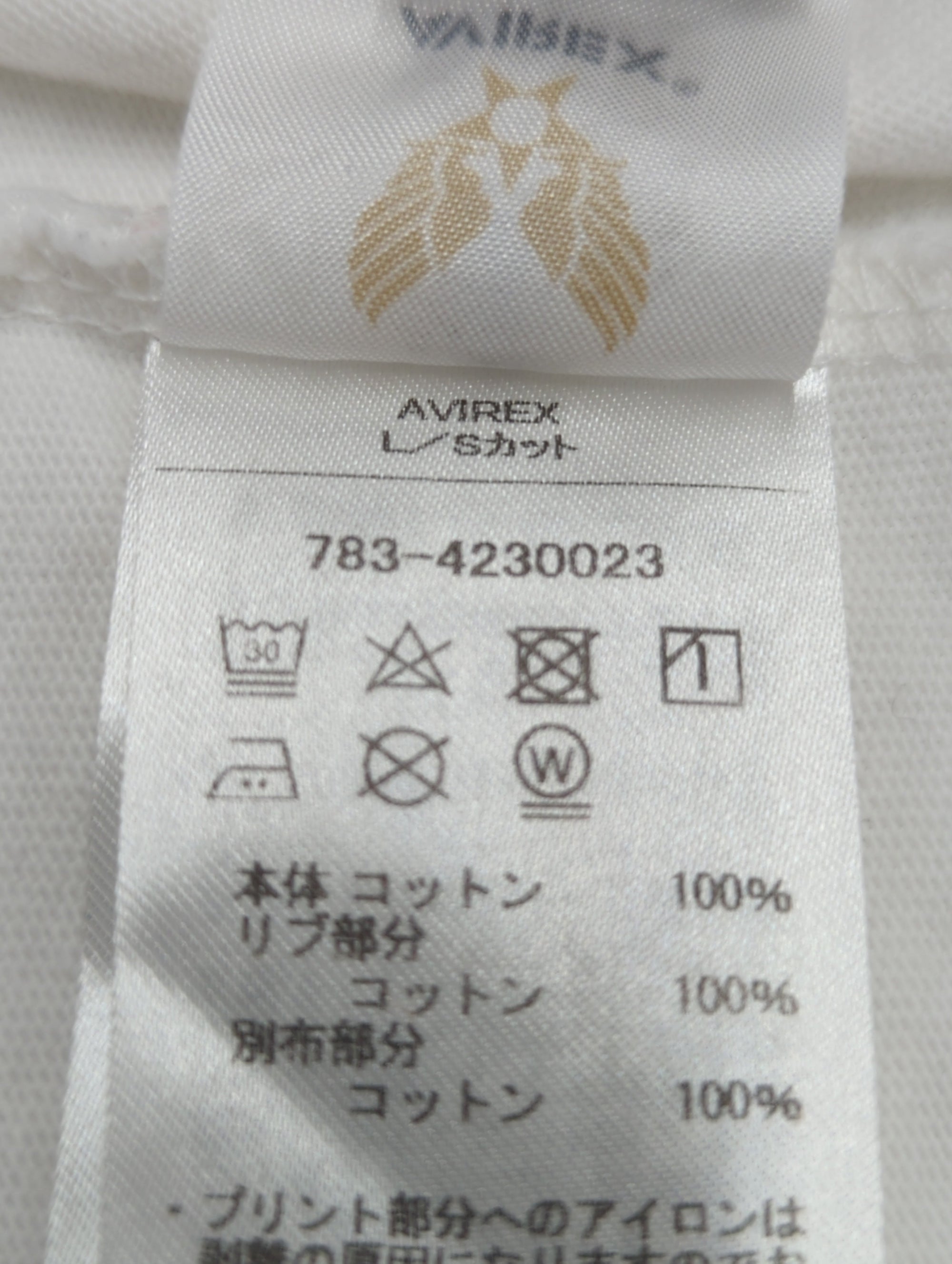 AVIREX / 《CROSSOVER》BANDANA PATCH LONGSLEEVE T-SHIRT / バンダナ パッチ 長袖Tシャツ / AVIREX
