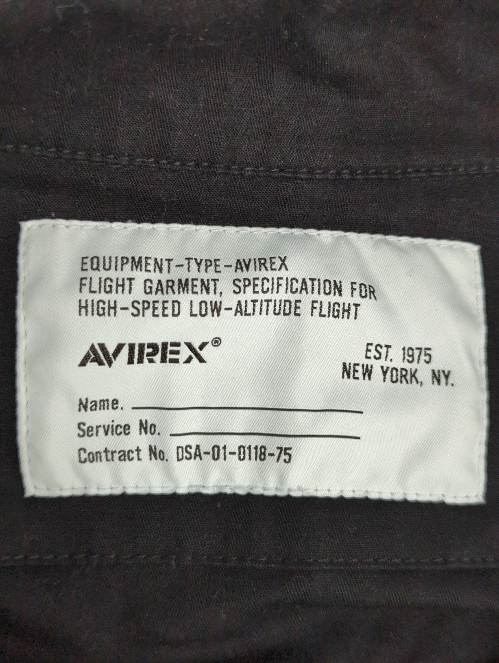 AVIREX / F-2 MOD JACKET / F-2 モディファイ ジャケット / AVIREX / アヴィレックス