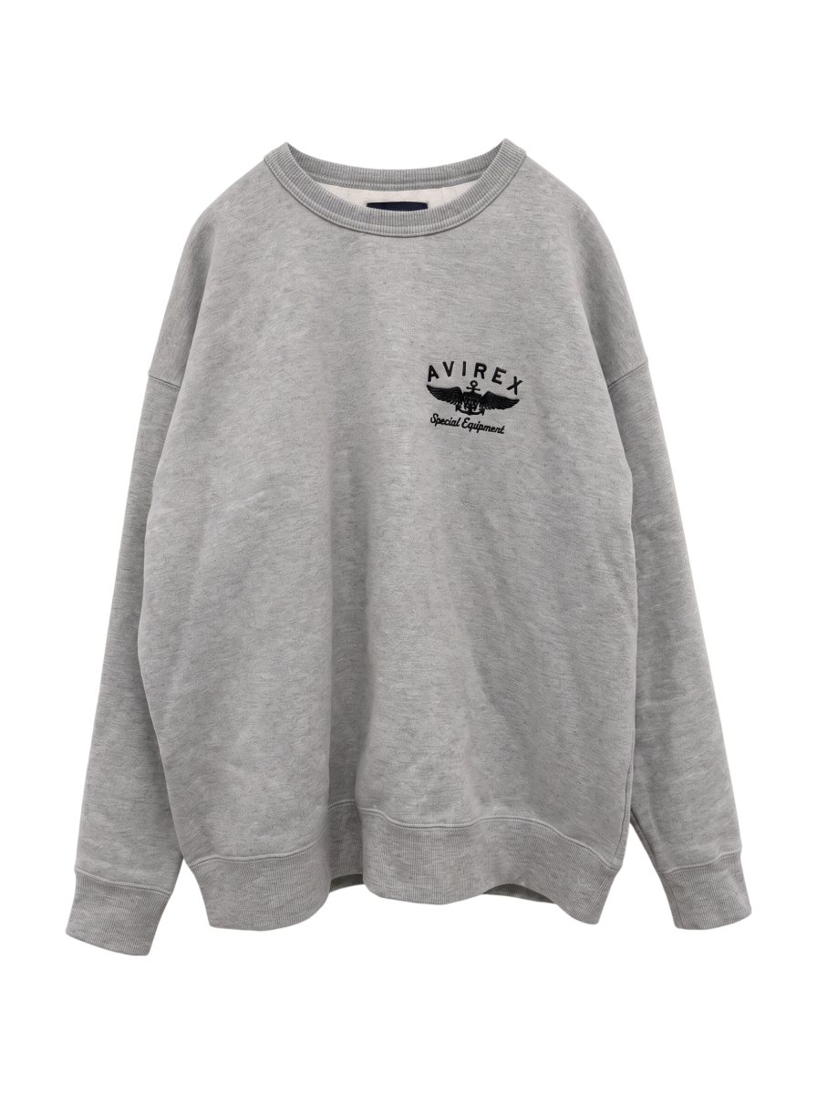AVIREX / VARSITY LOGO CREW SWEAT/ バーシティーロゴクルースウェット