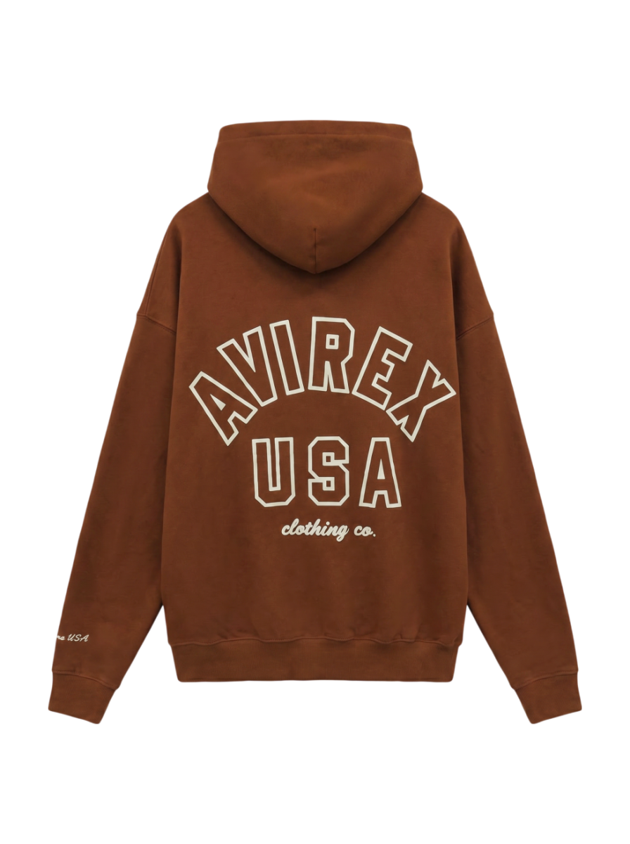 AVIREX / 《WEB&DEPOT限定》AVIREX SWEAT PULL OVER PARKA / アヴィレックス スウェット プルオーバー パーカー
