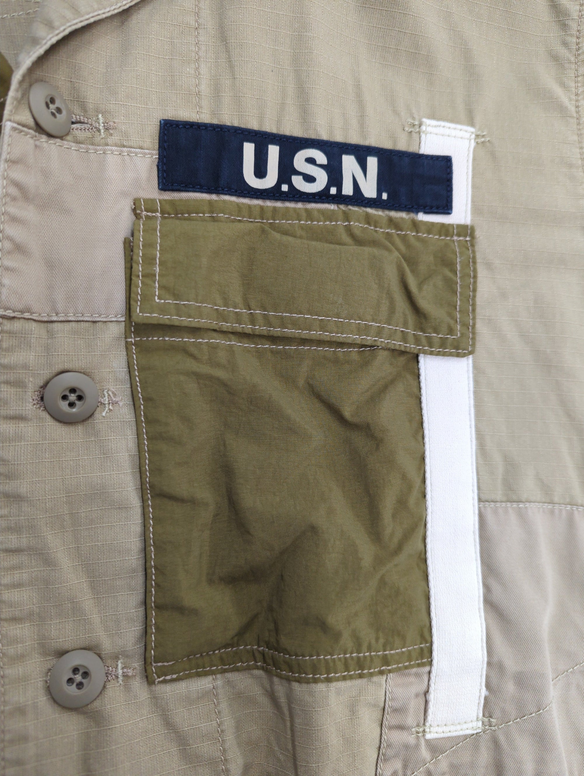 AVIREX / リメイク ミリタリーシャツ /S/S REMAKE MILITARY SHIRT