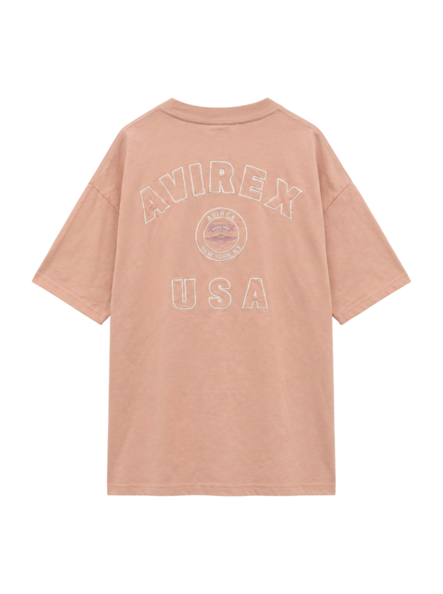 AVIREX / L-VARSITY LOGO T-SHIRT/バーシティーロゴティーシャツ