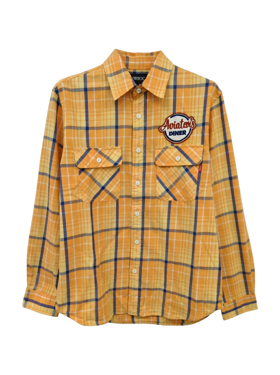 AVIREX / L/S CHECK WORK SHIRT Aviators Diner / チェック ワークシャツ アヴィエーターズ ダイナー