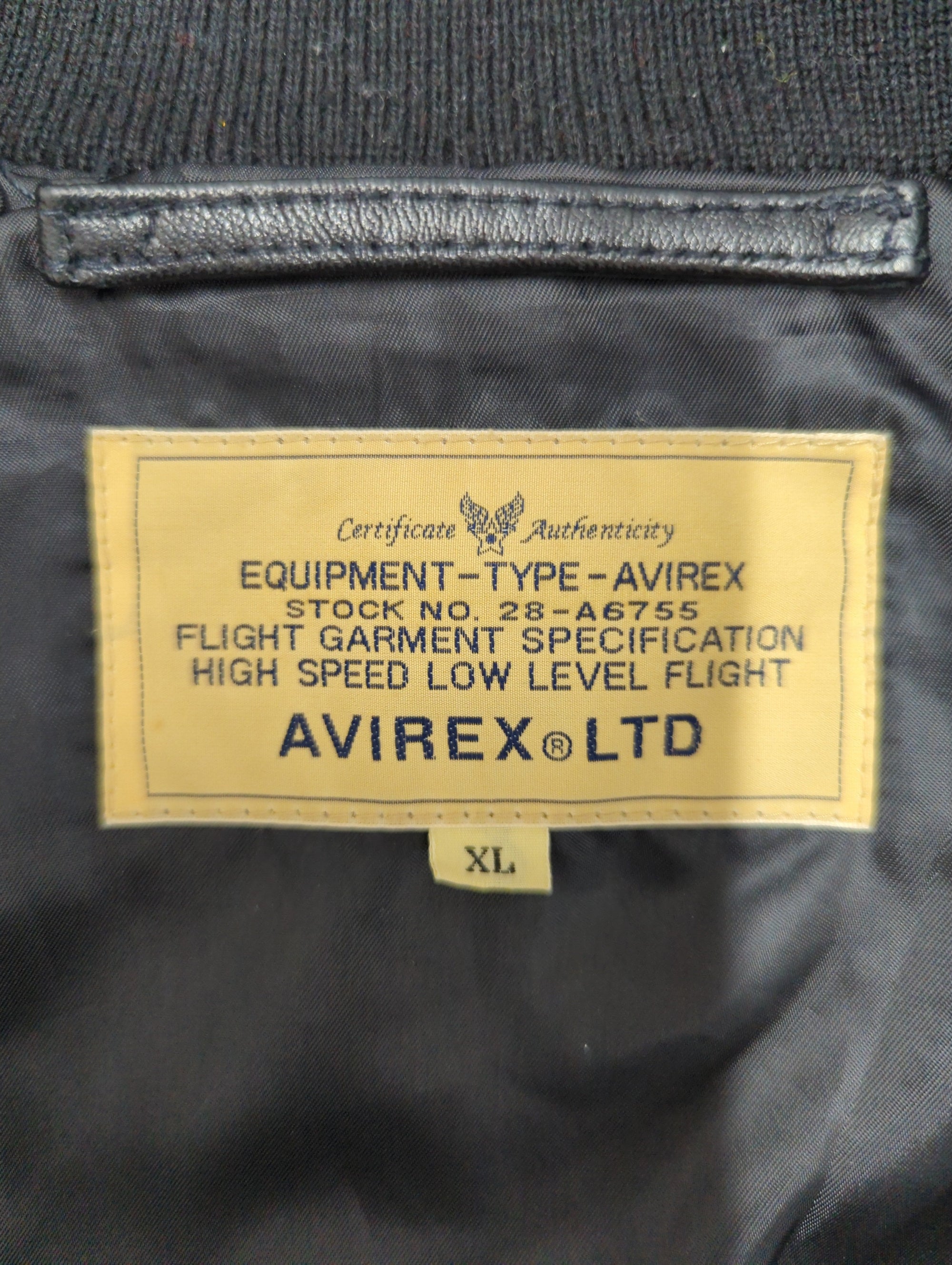AVIREX / レザーフライトジャケット