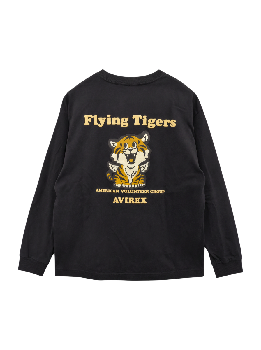 AVIREX / FLYING TIGERS L/S T-SHIRT/フライングタイガー ロングスリーブTシ