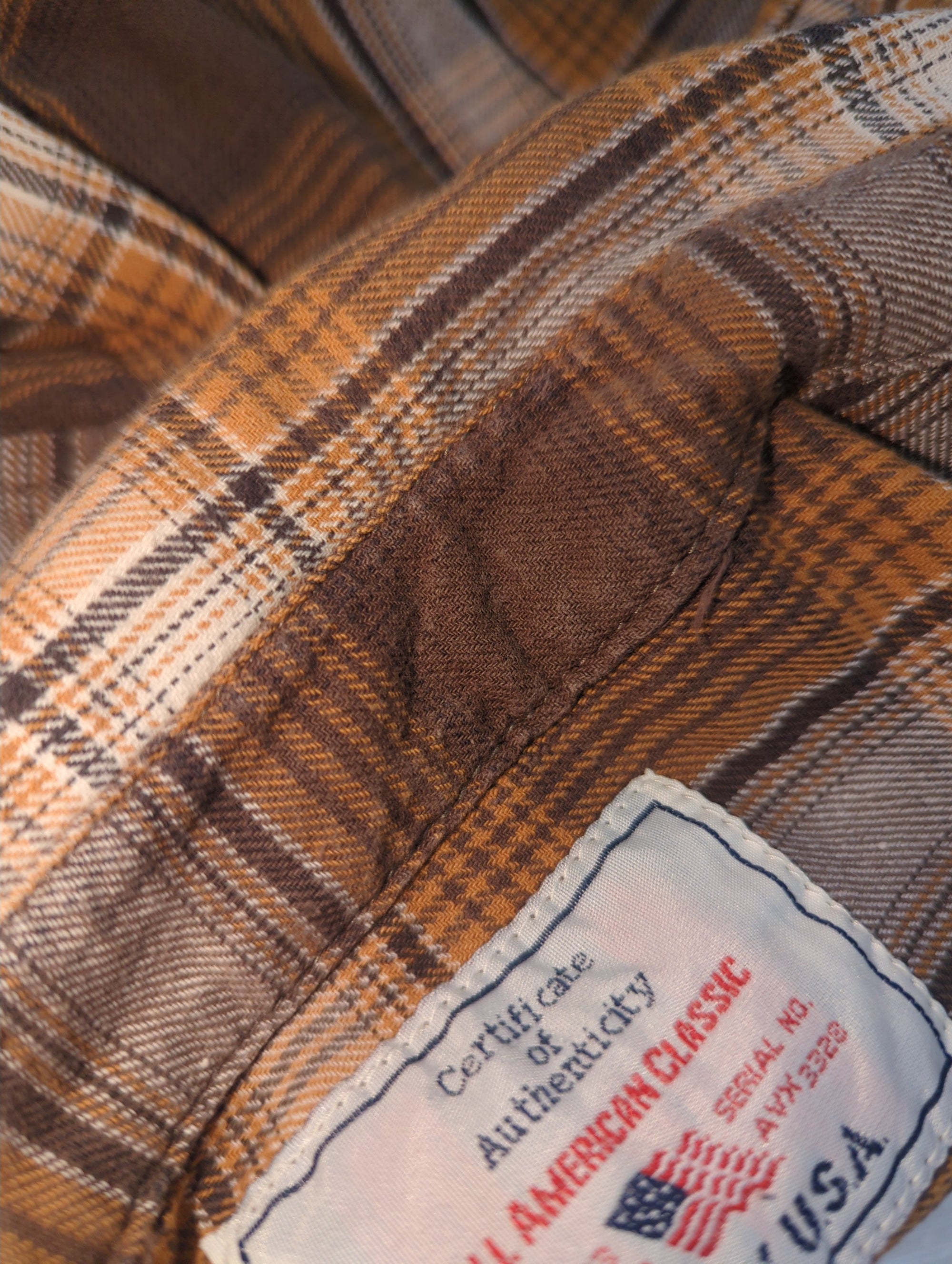 AVIREX / LIGHT FLANNEL OMBRE CHECK SHIRT