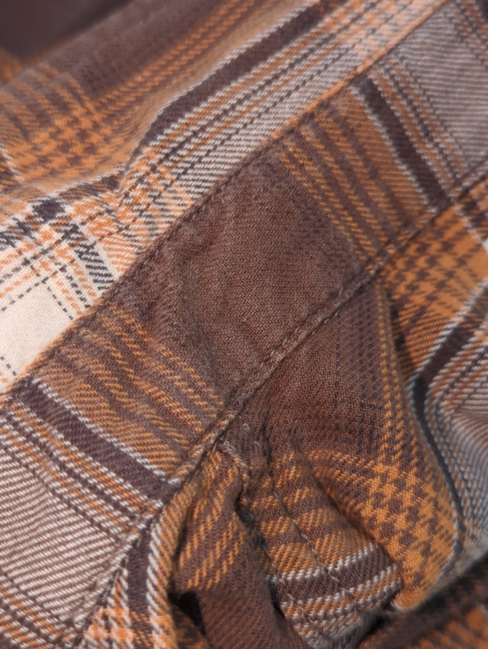 AVIREX / LIGHT FLANNEL OMBRE CHECK SHIRT