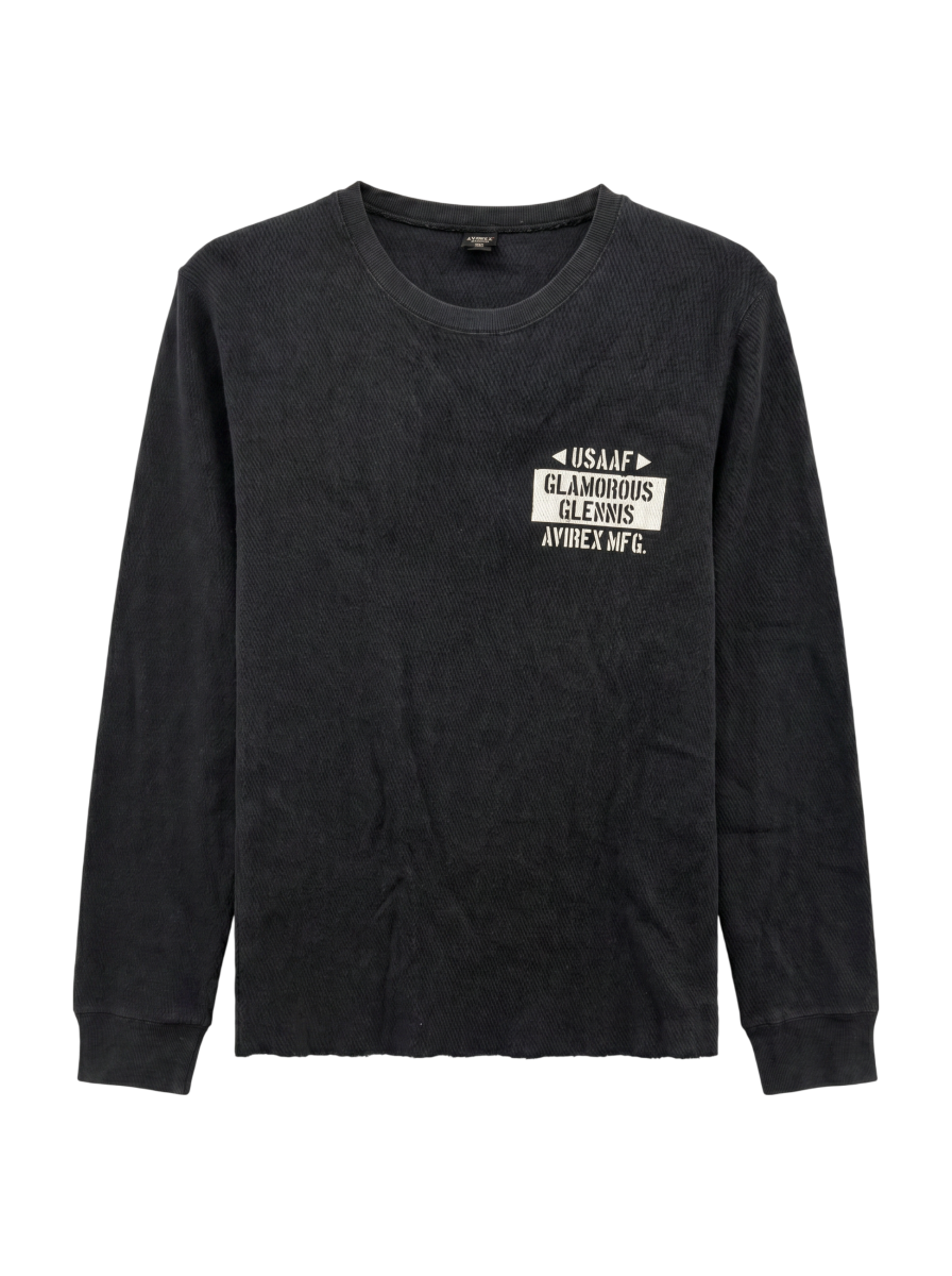 AVIREX / ハニカムワッフル Tシャツ グラマラスグレニス/HONEY COMB WAFFLE T-SHIRT GLAMOROUS GLENNIS
