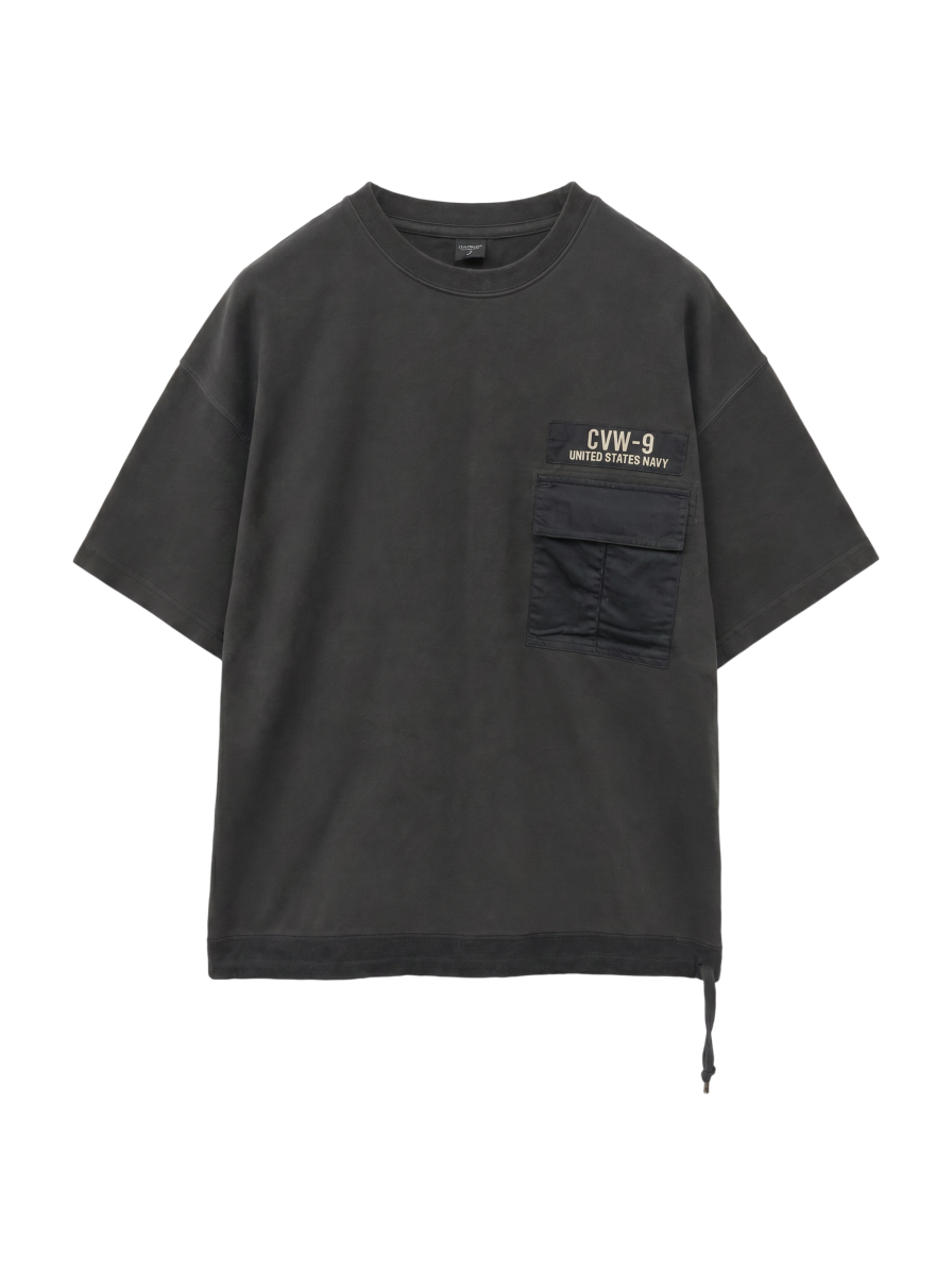 AVIREX / #SH FADEWASH MILITARY POCKET T