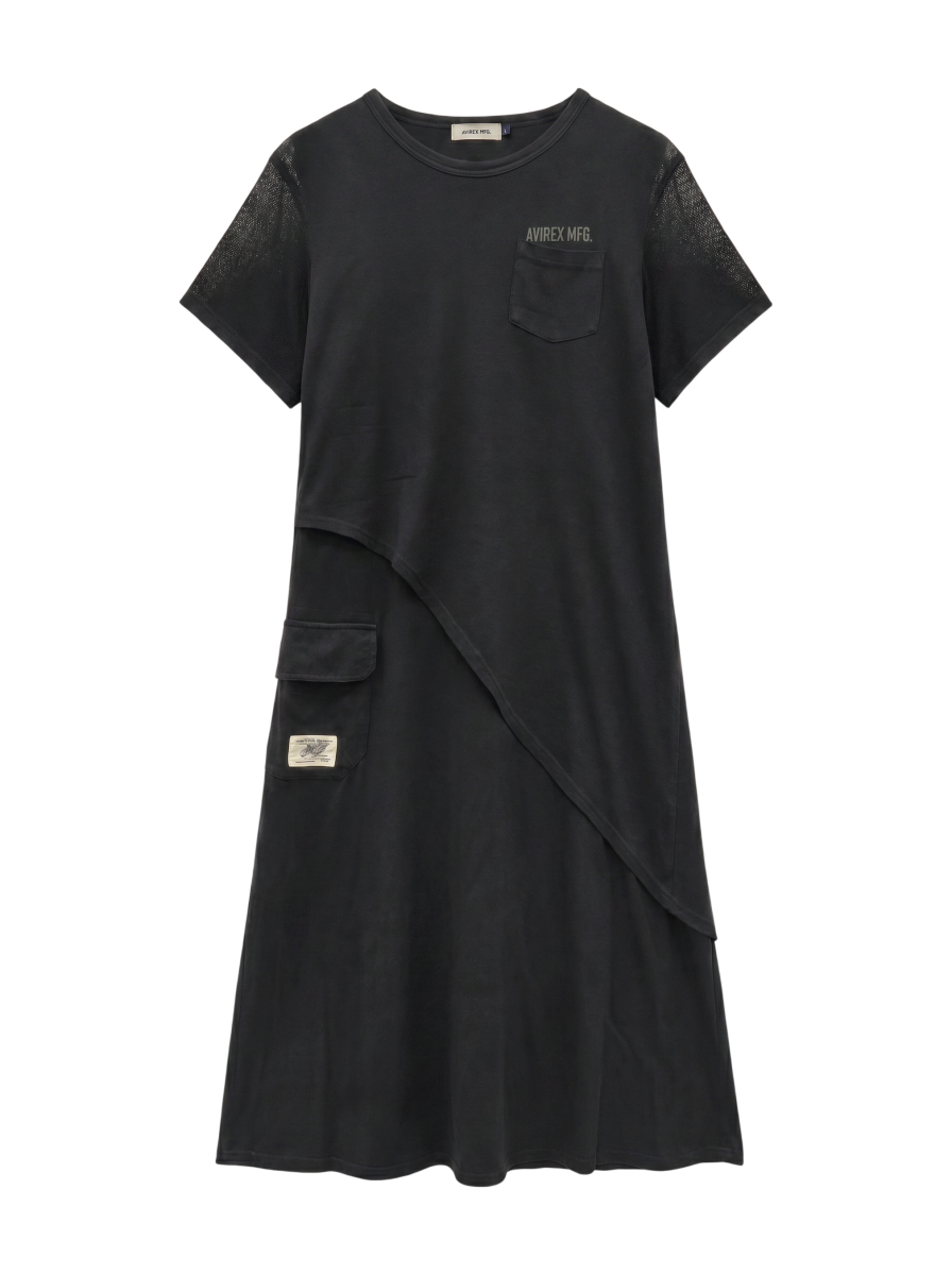 AVIREX / SH L-S/S SHEERKNIT ONEPIECE