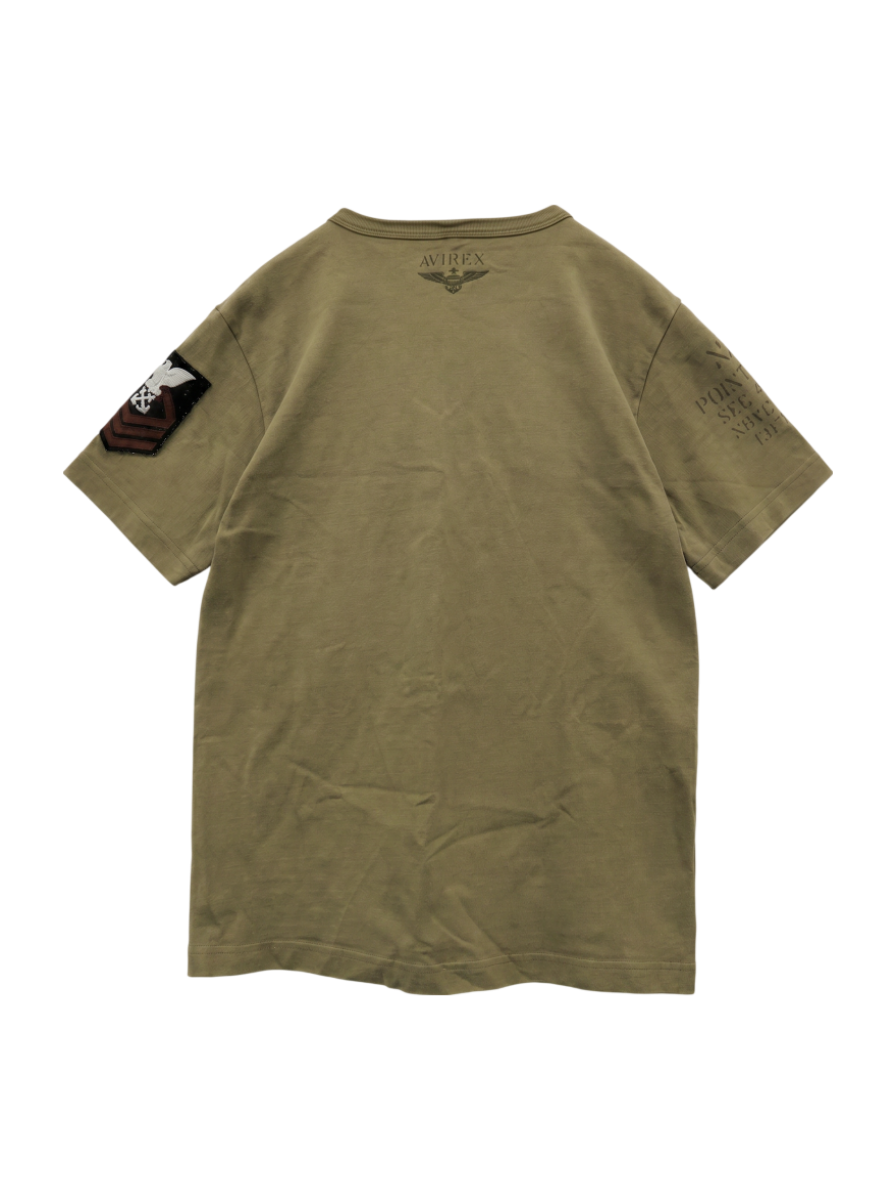 AVIREX / 《WEB&DEPOT限定》SHORT SLEEVE CREW NECK T-SHIRT 'AVIREX LIMITED NY'