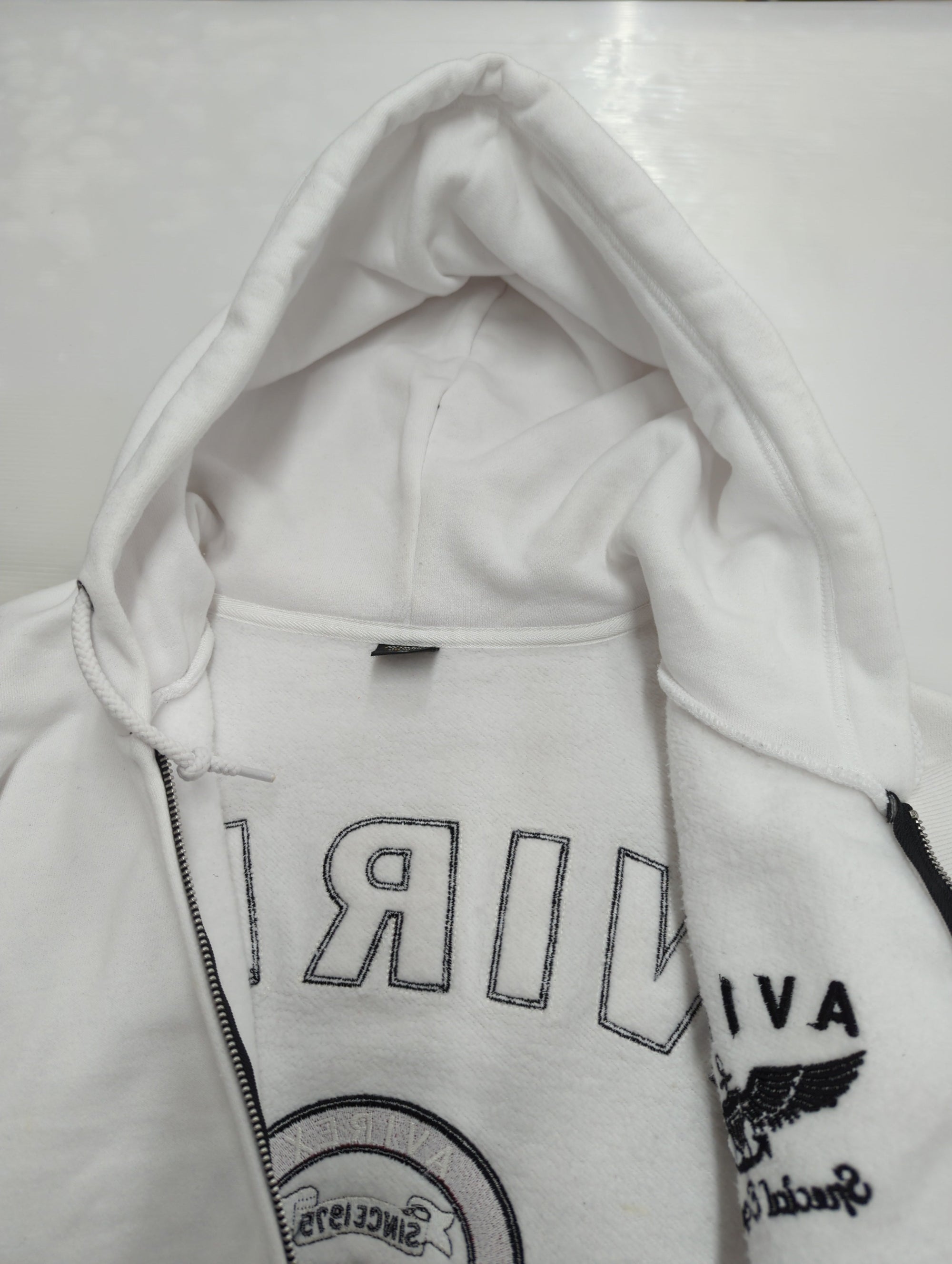 AVIREX / VARSITY LOGO SWEAT PARKA / バーシティ ロゴ スウェット パーカー