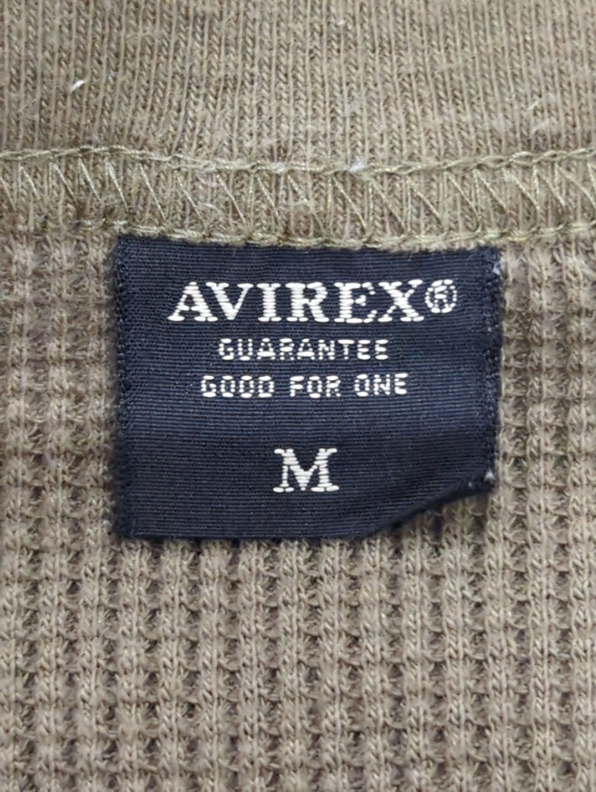 AVIREX / L/S WAFFLE T-SHIRT N.Y A.N.G