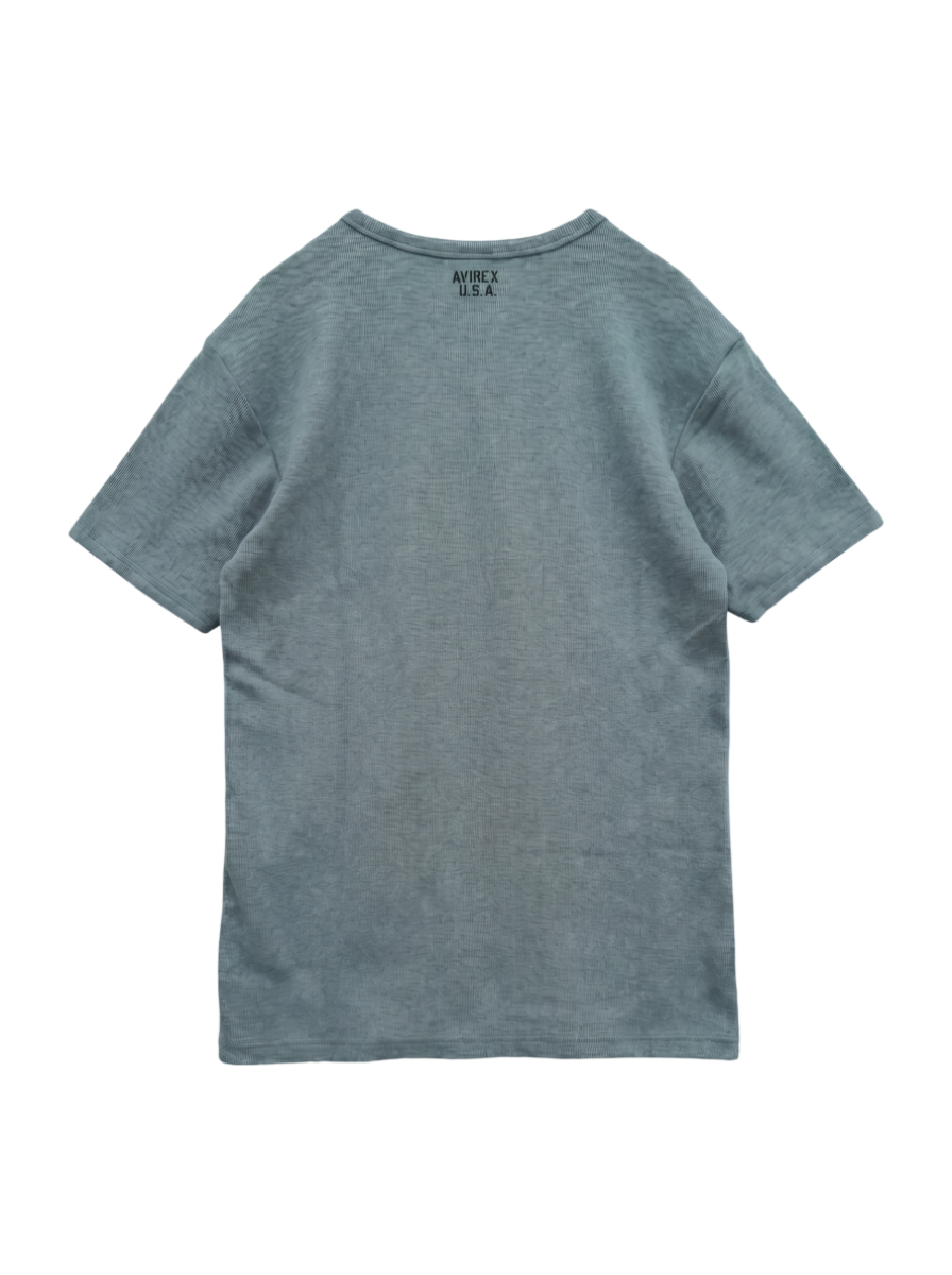 AVIREX / 《DAILY/デイリー》RIB S/S CREW NECK T-SHIRT/リブ 半袖 クルーネック Tシャツ デイリーウェア