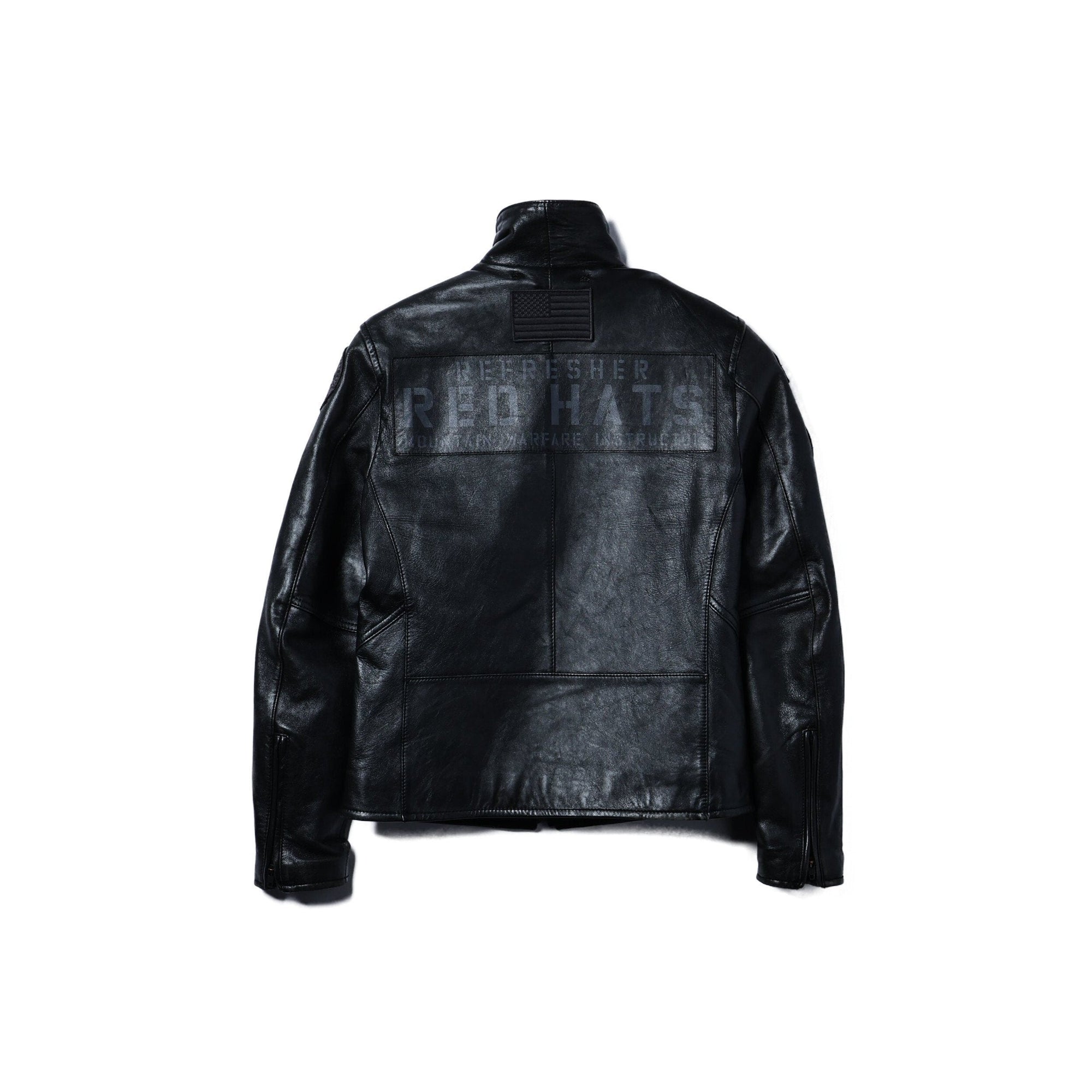 AVIREX / パッチド ライダースジャケット レッドハッツ/PATCHED RIDERS JACKET RED HATS