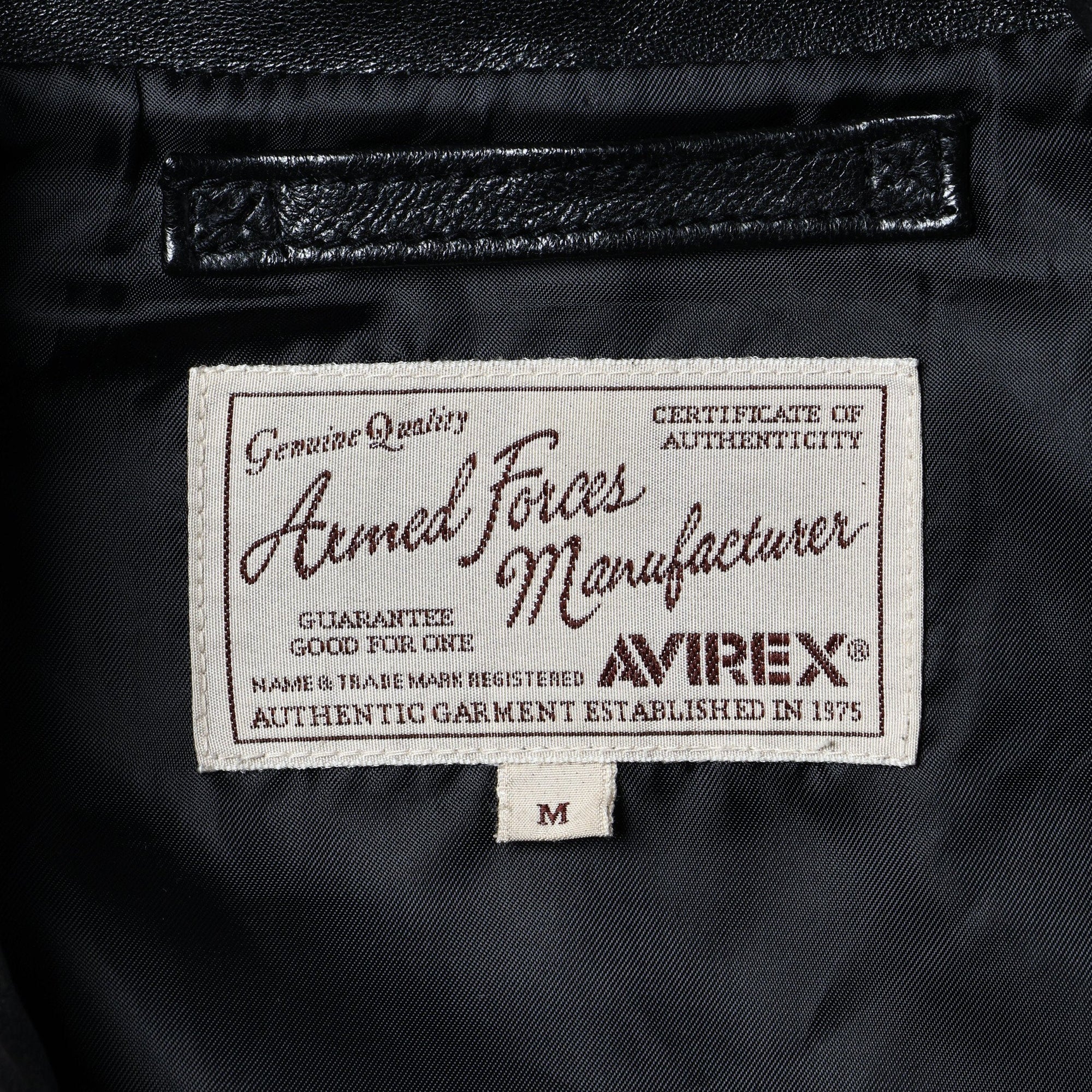 AVIREX / パッチド ライダースジャケット レッドハッツ/PATCHED RIDERS JACKET RED HATS