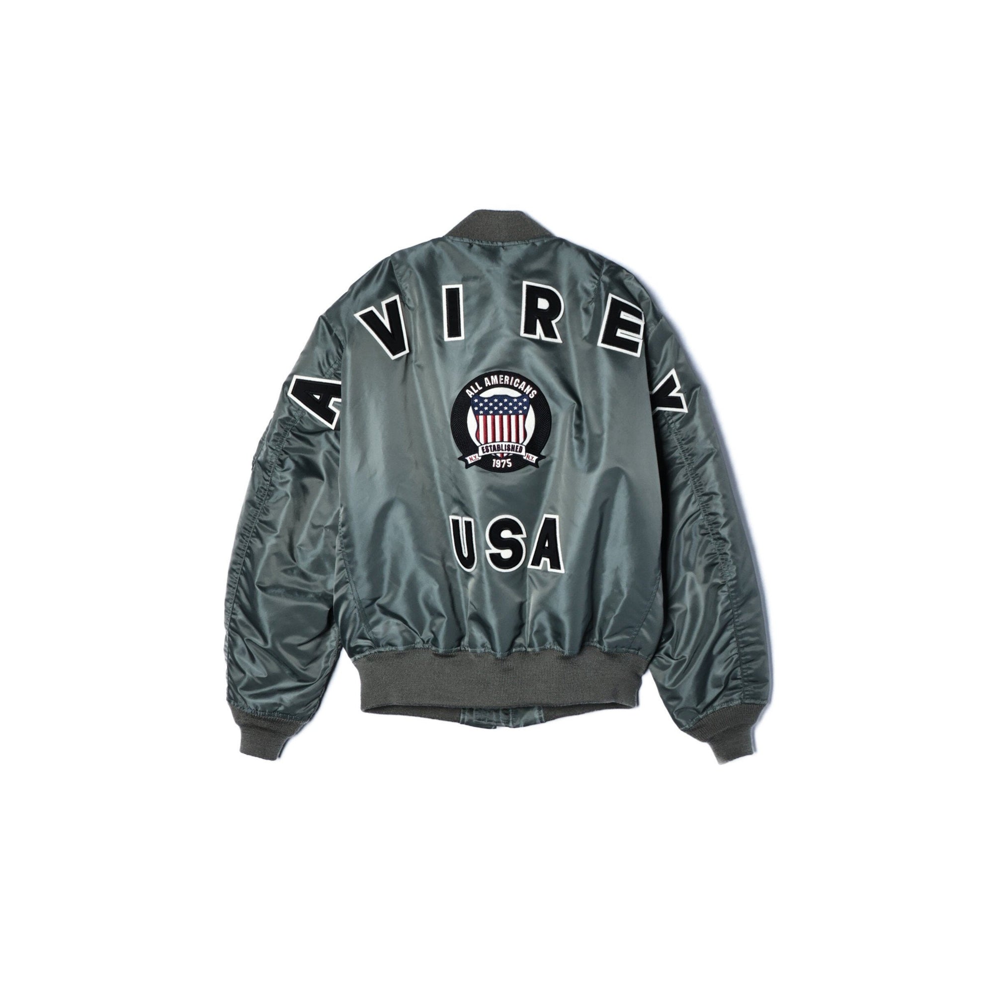 AVIREX / AK MA-1 SIGNATURE BIG LOGO