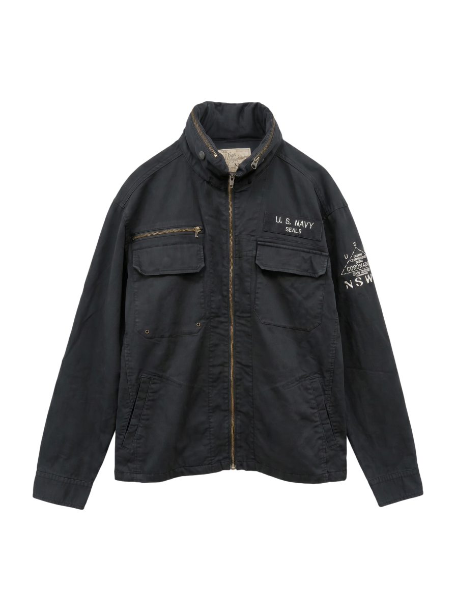 AVIREX / SH SIMPLE GRAPHIC STRETCH JKT