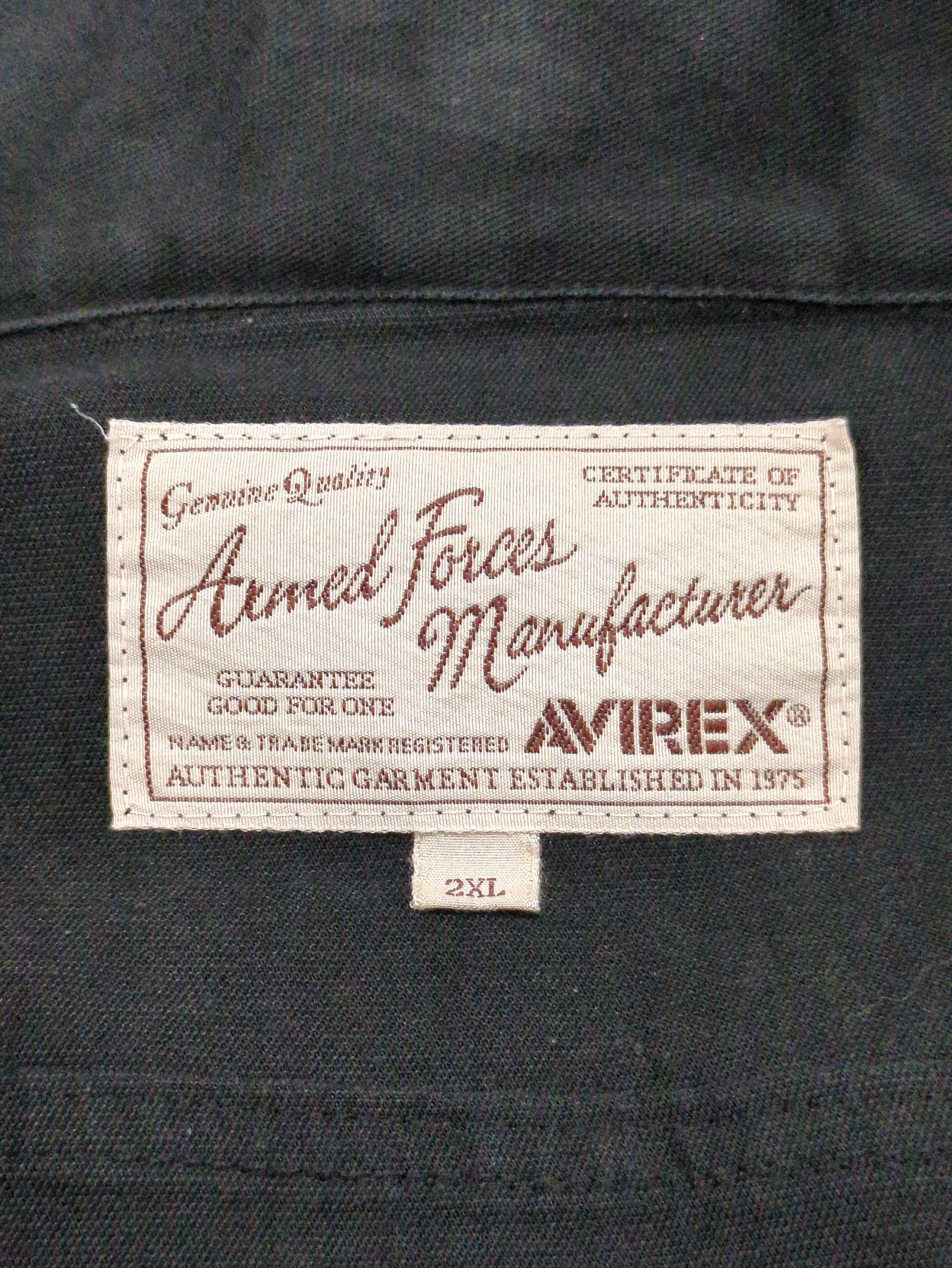 AVIREX / SH SIMPLE GRAPHIC STRETCH JKT