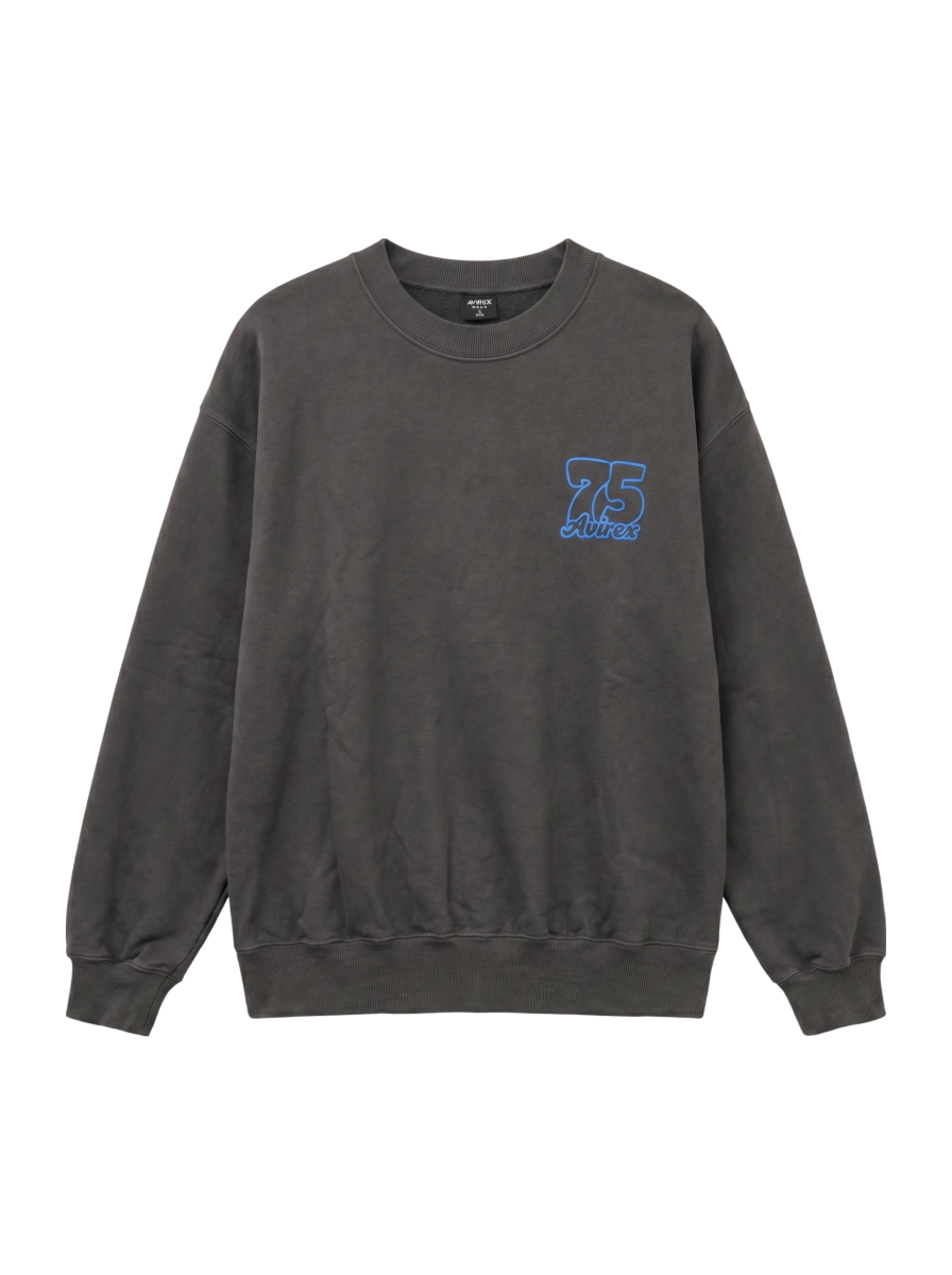 AVIREX / 【WEB&DEPOT限定】SAGARA PATCHED CREW SWEAT/ サガラ パッチド