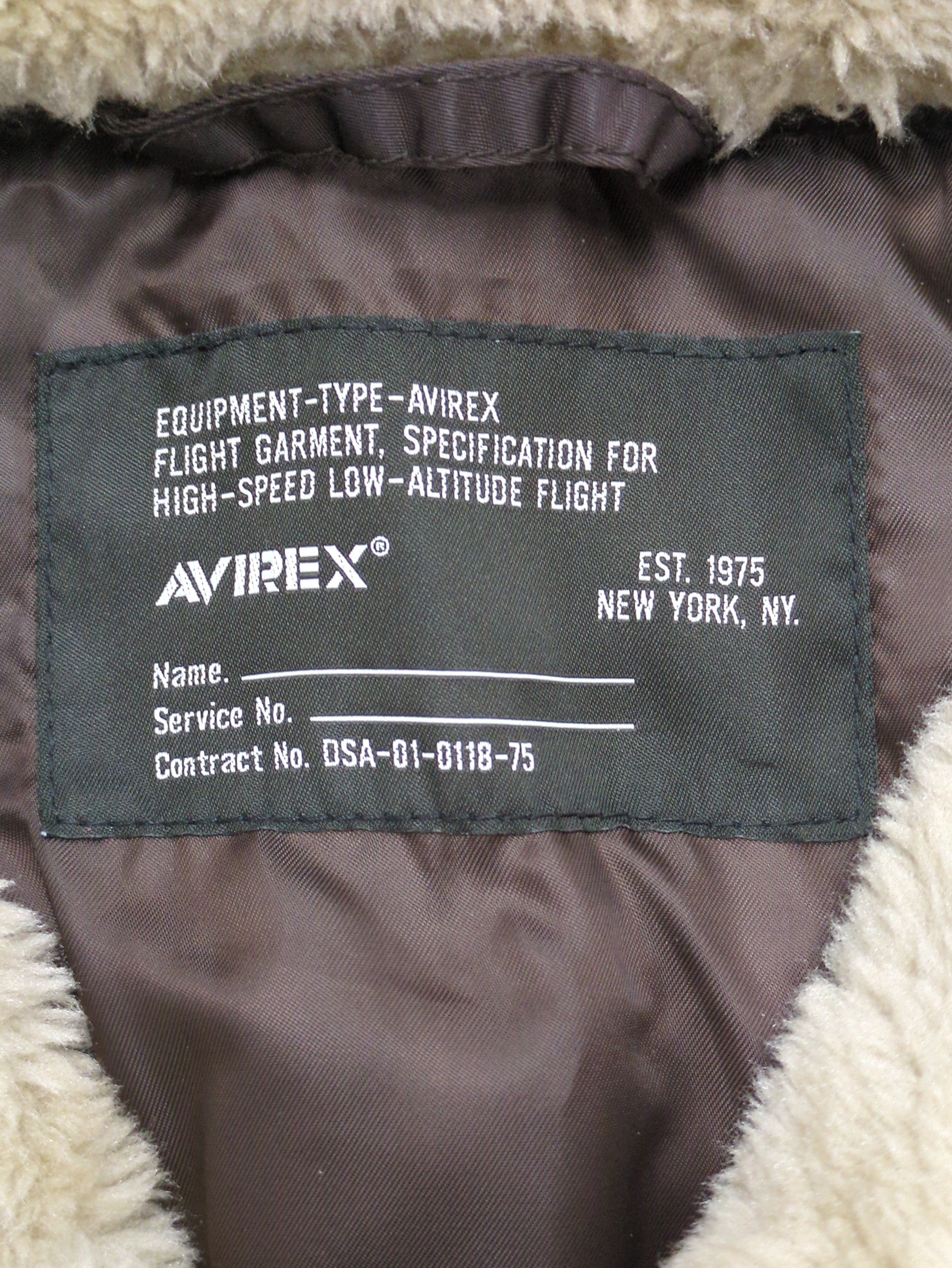 AVIREX / RETRO BOA B-3 TOPGUN