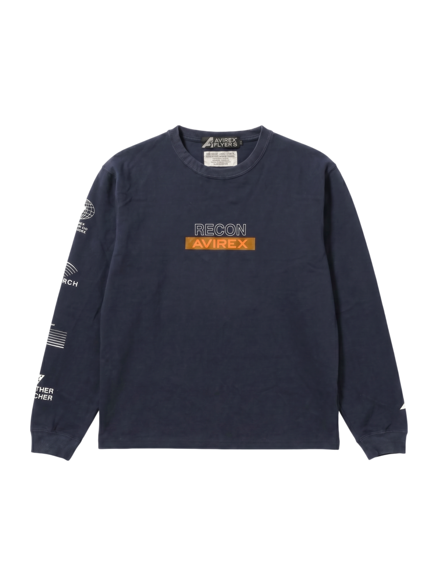 AVIREX / 【AVIREX FLYER'S】ロングスリーブTシャツ リコン/ L/S T-SHIRT RECON /AF
