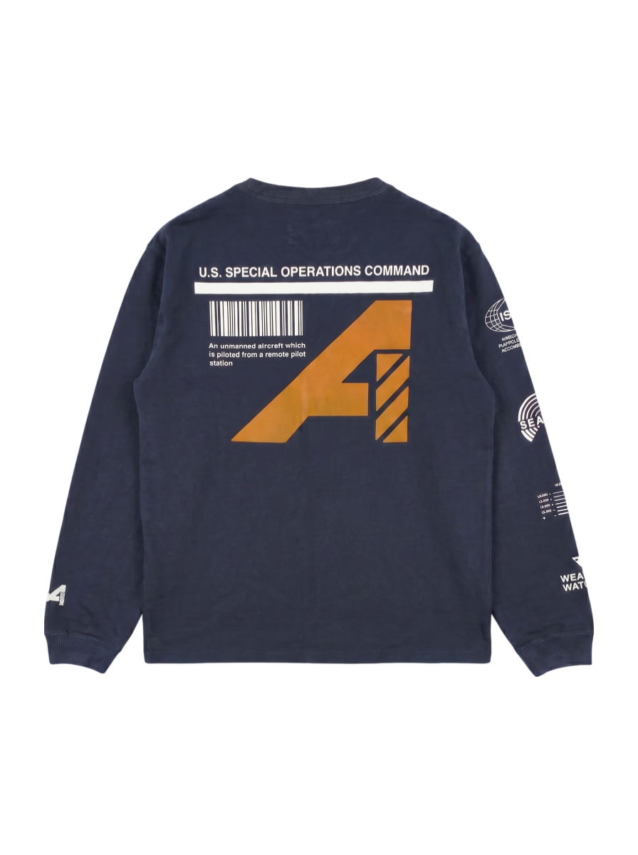 AVIREX / 【AVIREX FLYER'S】ロングスリーブTシャツ リコン/ L/S T-SHIRT RECON /AF