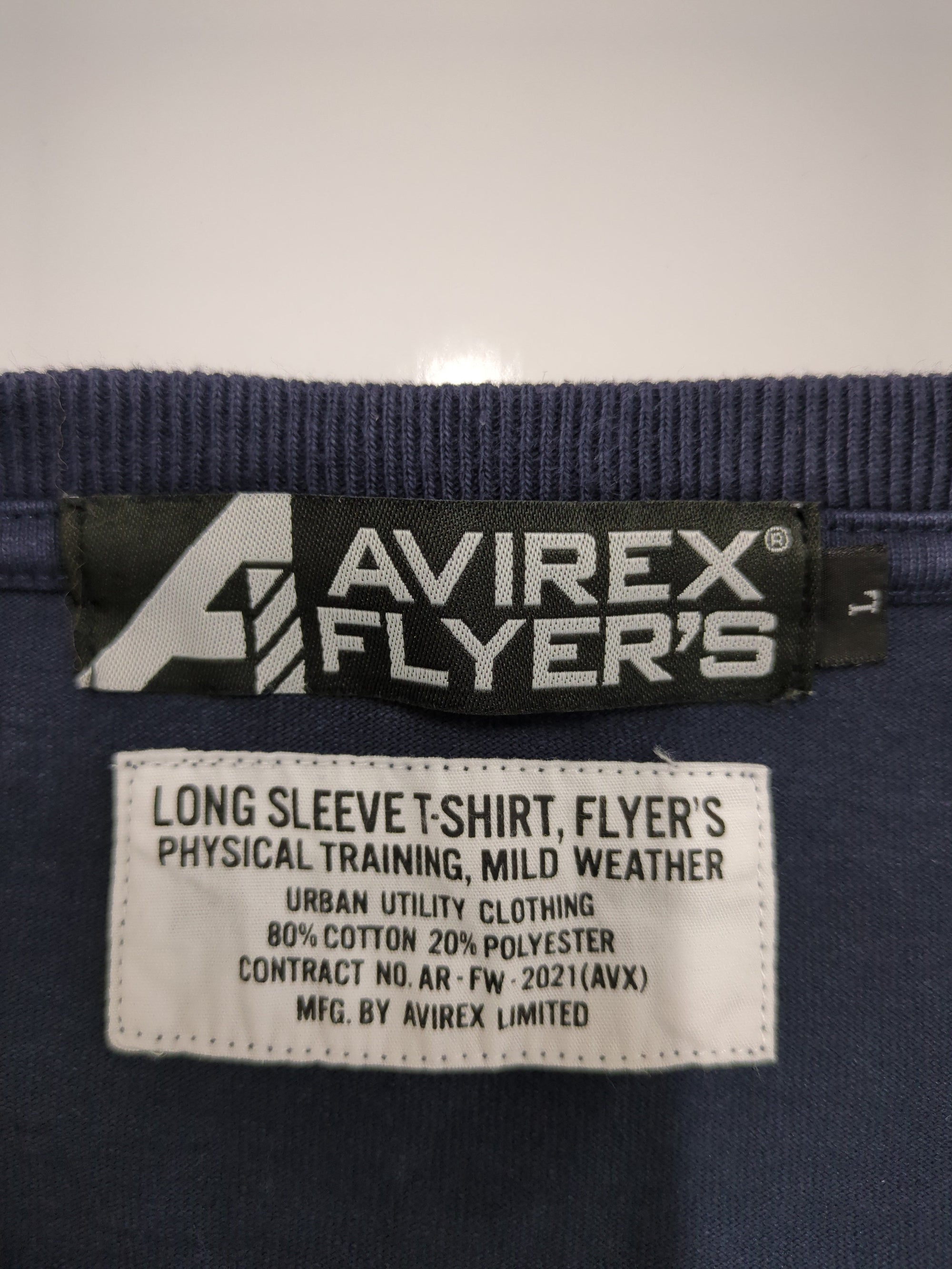 AVIREX / 【AVIREX FLYER'S】ロングスリーブTシャツ リコン/ L/S T-SHIRT RECON /AF