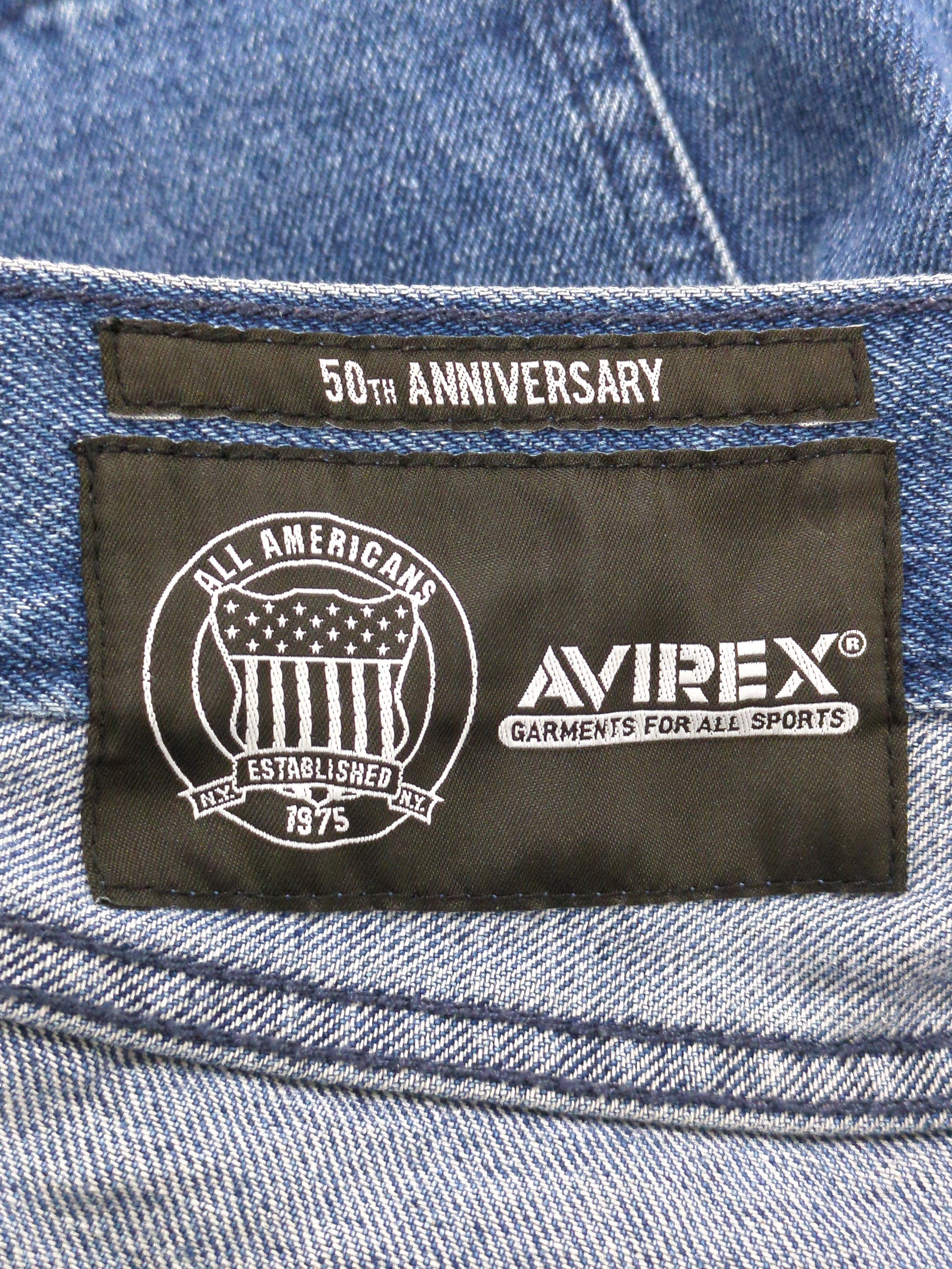 AVIREX / 《直営店限定》DOUBLE KNEE DENIM PANTS / ダブルニー デニムパンツ / AVIREX / アヴィレックス
