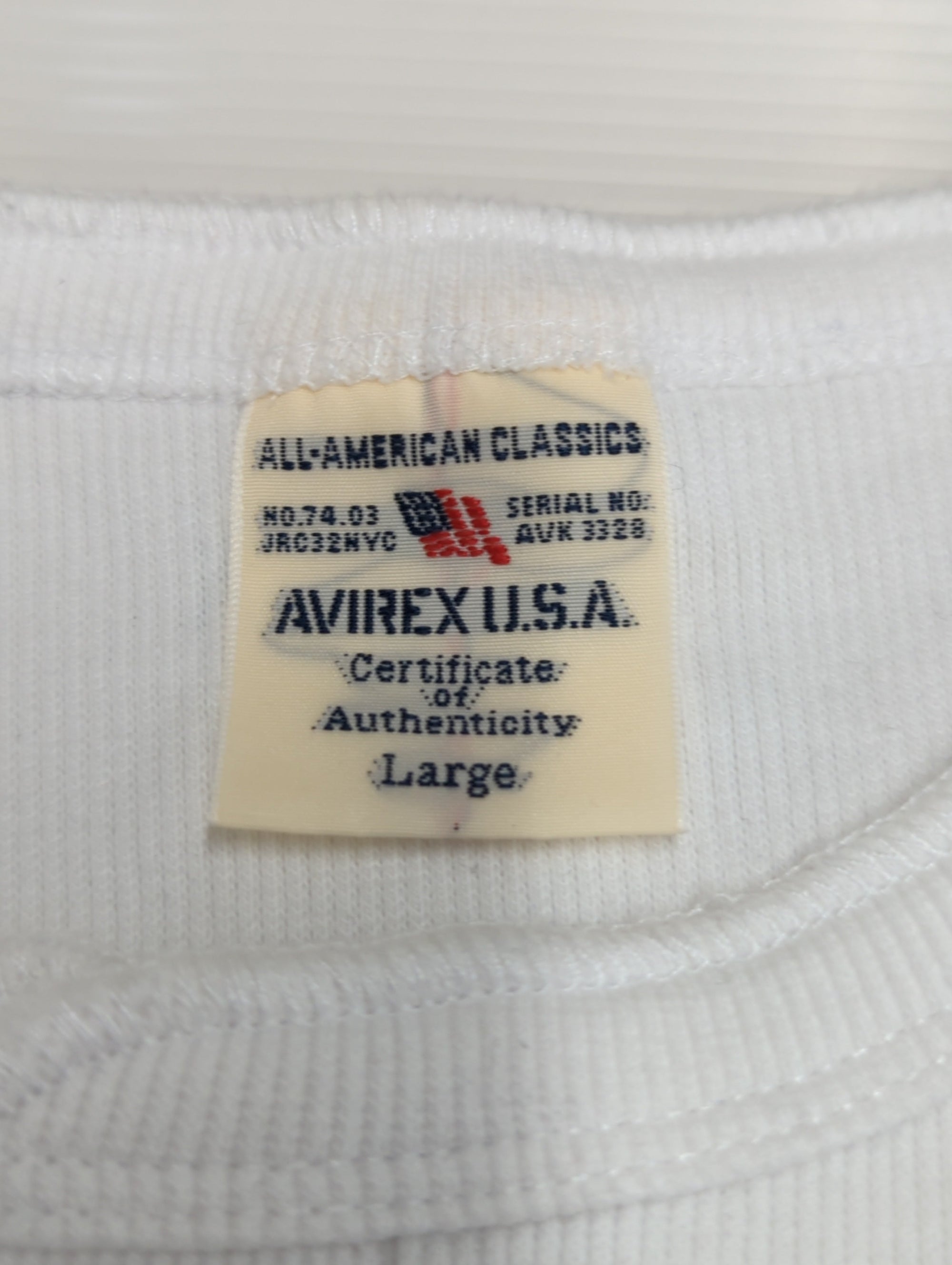 AVIREX / 《DAILY/デイリー》RIB S/S HENLEY NECK T-SHIRT/リブ 半袖 ヘンリーネック Tシャツ デイリーウェア
