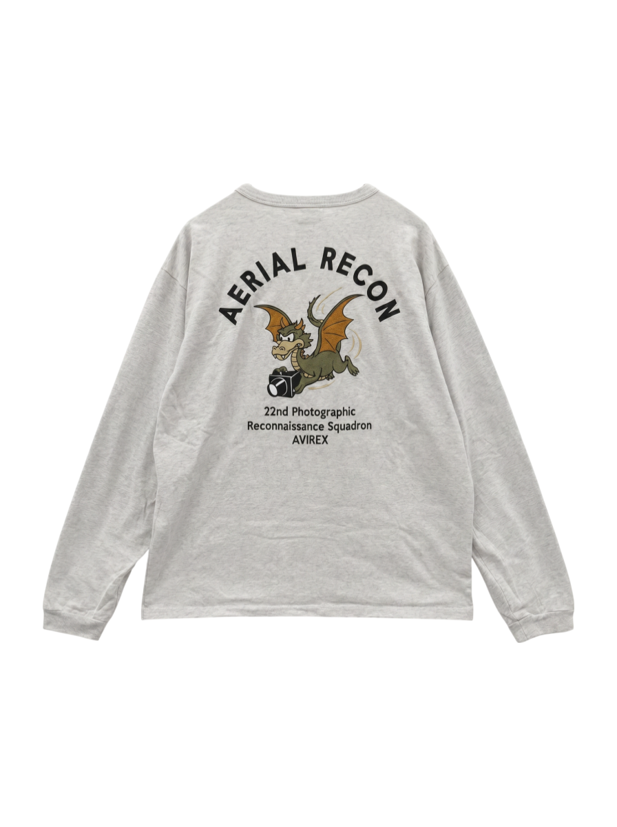 AVIREX / 長袖 Tシャツ エアリアル リーコン / LS T-SHIRT AERIAL RECON