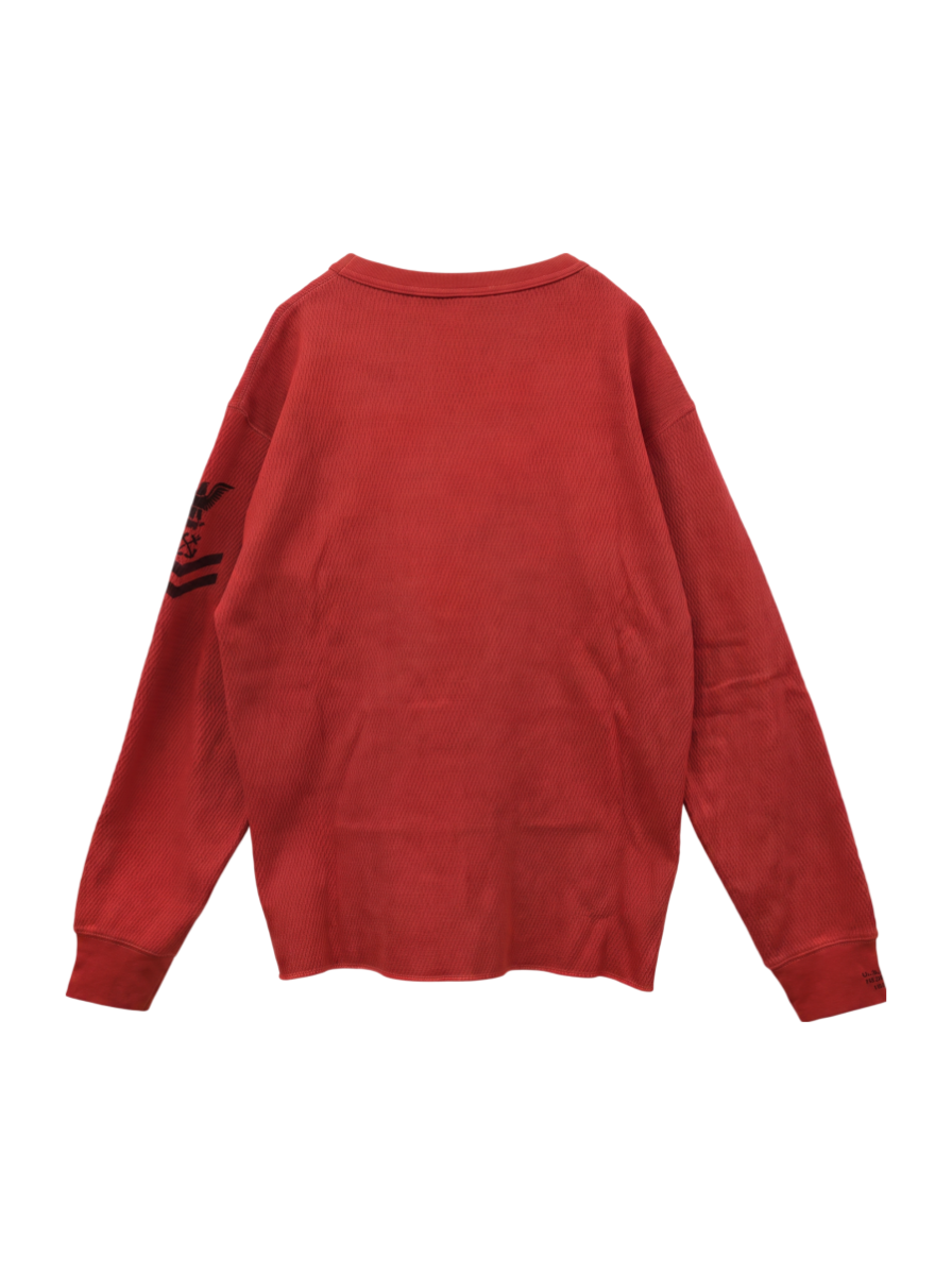 AVIREX / NAVAL L/S WAFFLE T-SHIRT