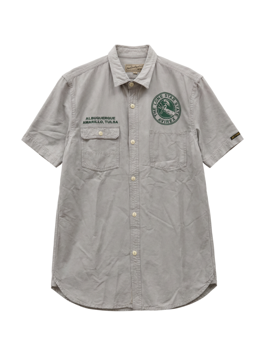 AVIREX / OXFORD WORK SHIRT