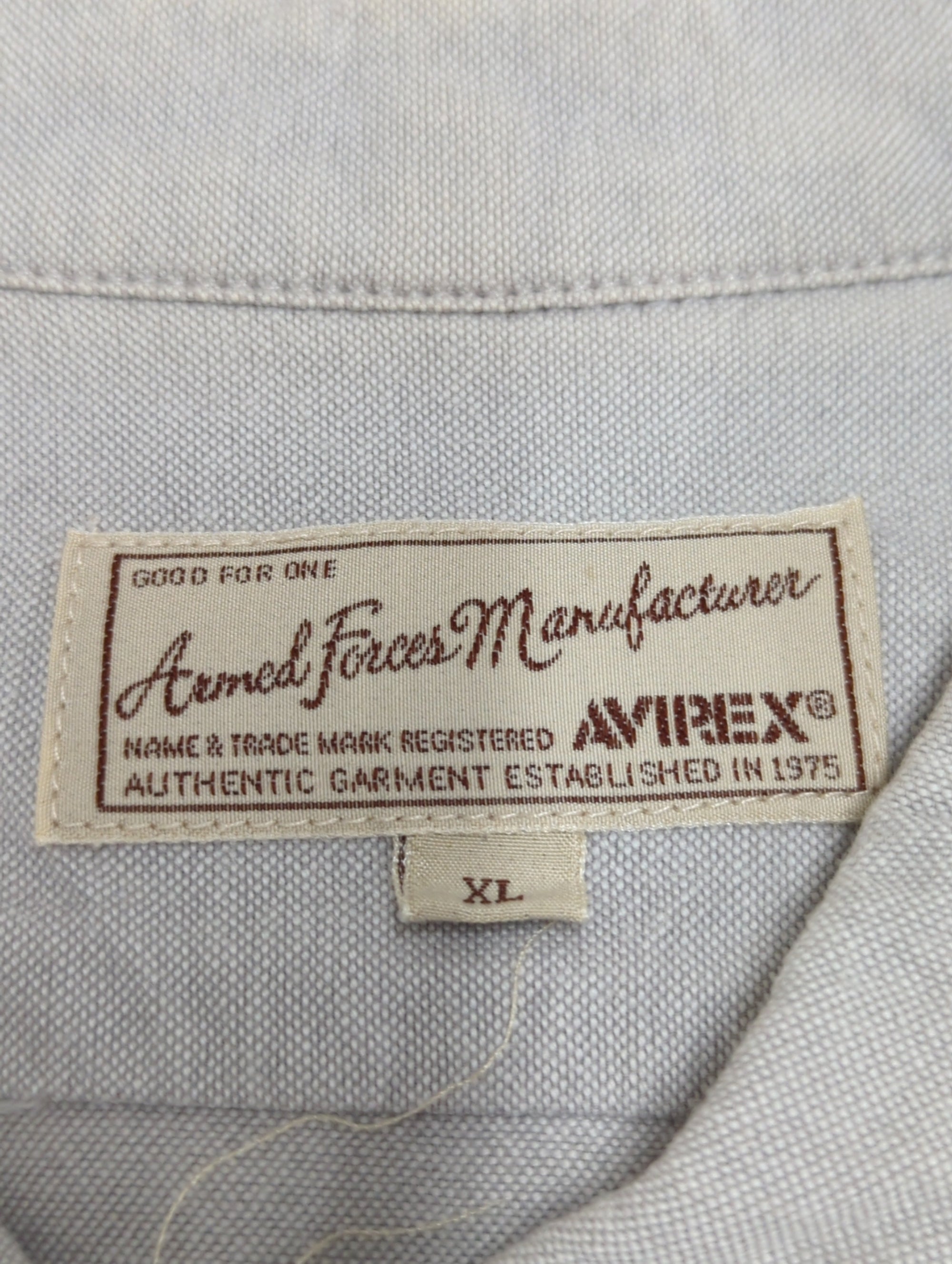 AVIREX / OXFORD WORK SHIRT