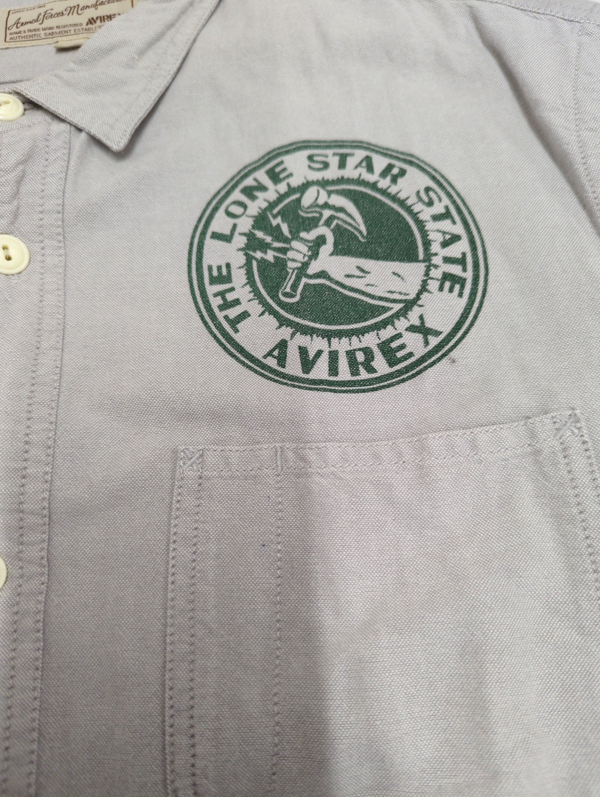 AVIREX / OXFORD WORK SHIRT