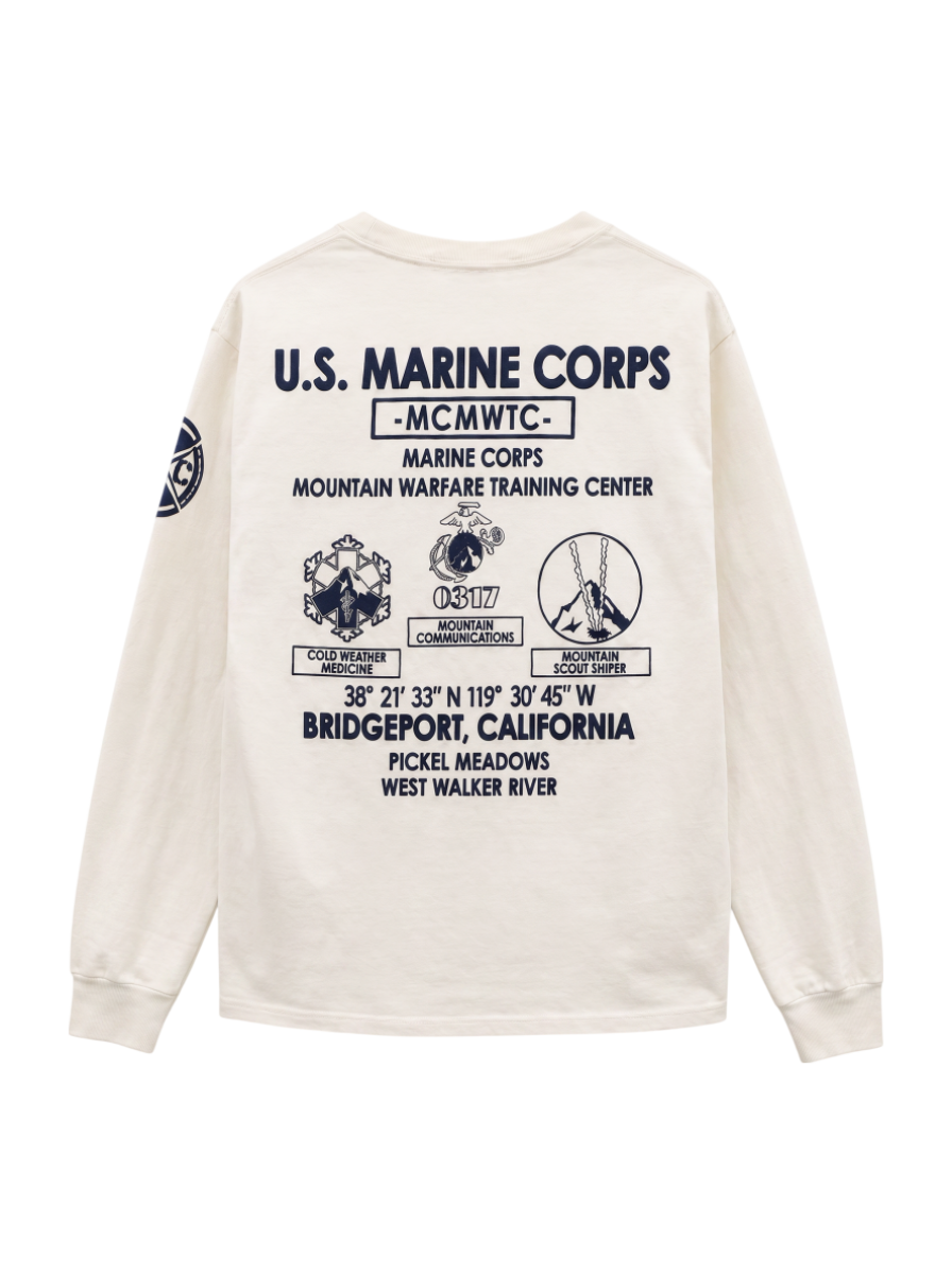 AVIREX / クルーネック T-シャツ U.S.M.C/T-SHIRT U.S.M.C【Avirex Military Camp】