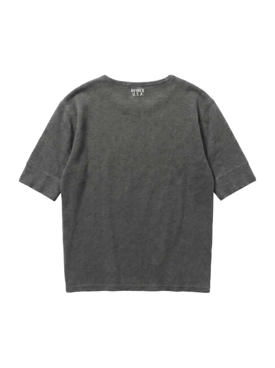 AVIREX / 《DAILY/デイリー》HALF SLEEVE U-NECK T-SHIRT/デイリー 五分袖 Uネック Tシャツ/AVIREX