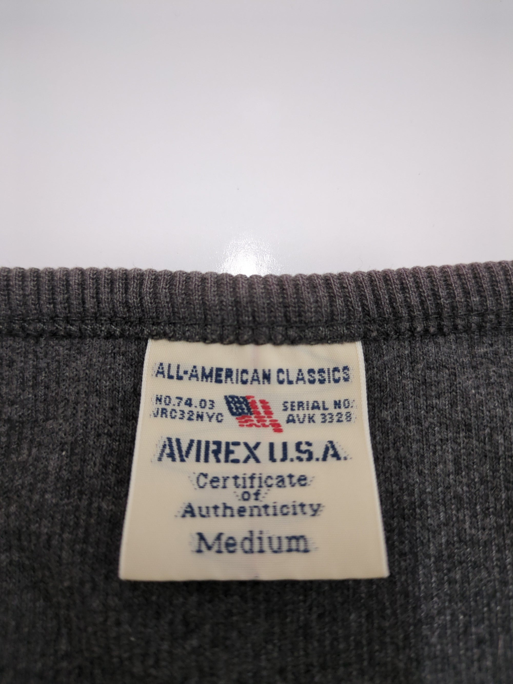 AVIREX / 《DAILY/デイリー》HALF SLEEVE U-NECK T-SHIRT/デイリー 五分袖 Uネック Tシャツ/AVIREX