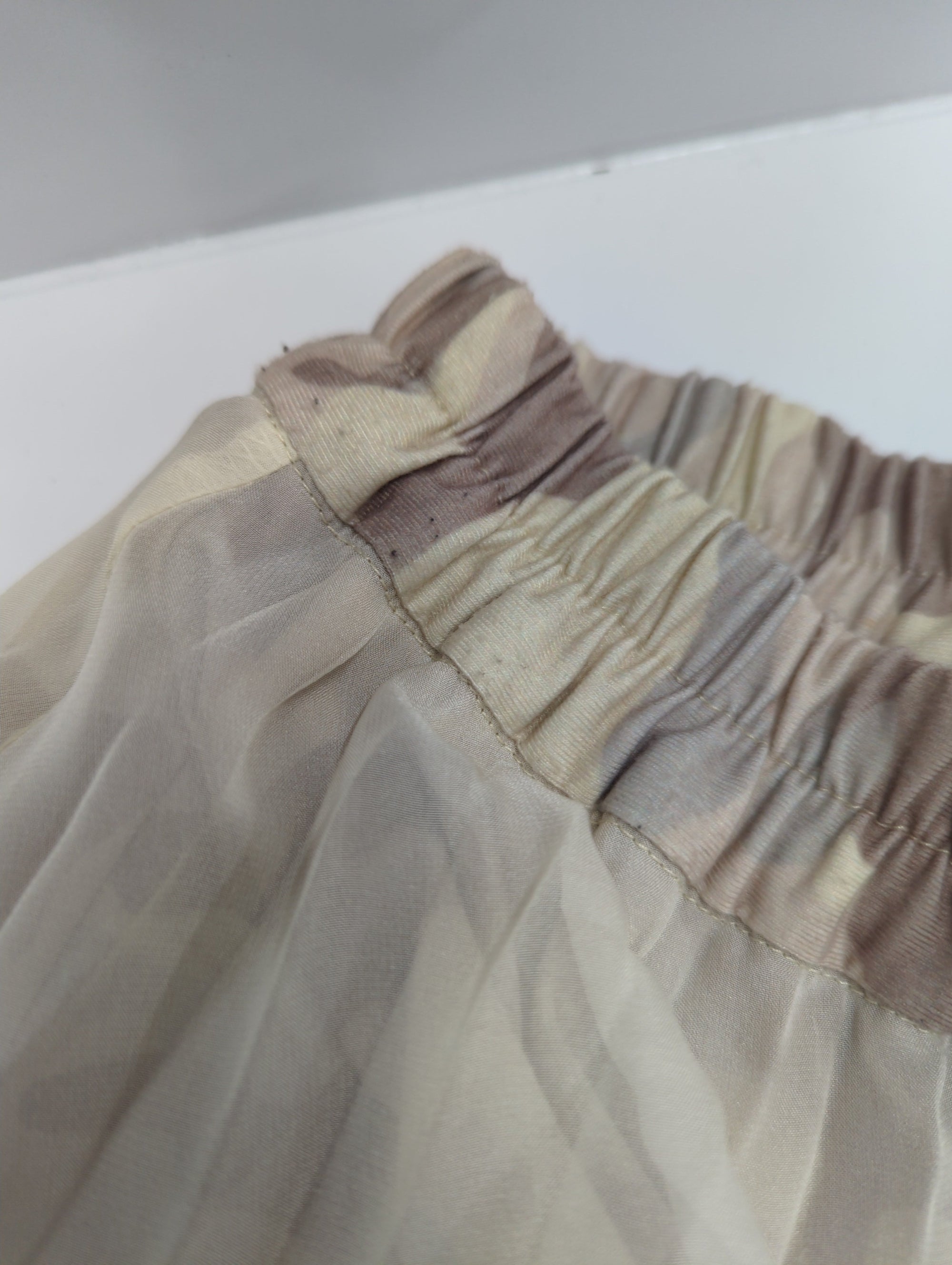 AVIREX / PLEATED CHIFFON CAMO PRINT SKIRT/ プリーツシフォンカモプリントスカート