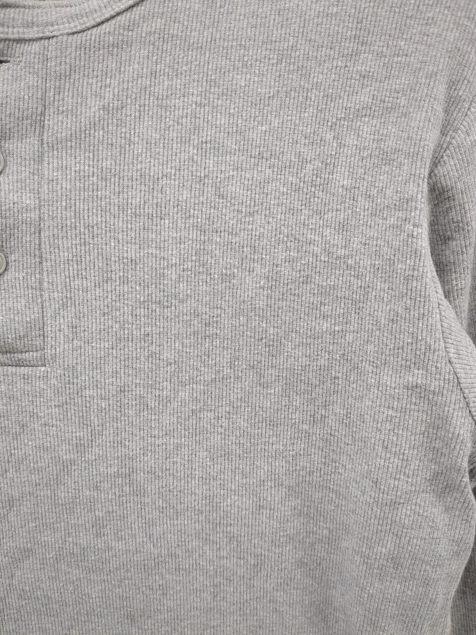AVIREX / 《DAILY/デイリー》RIB L/S HENLEY NECK T-SHIRT