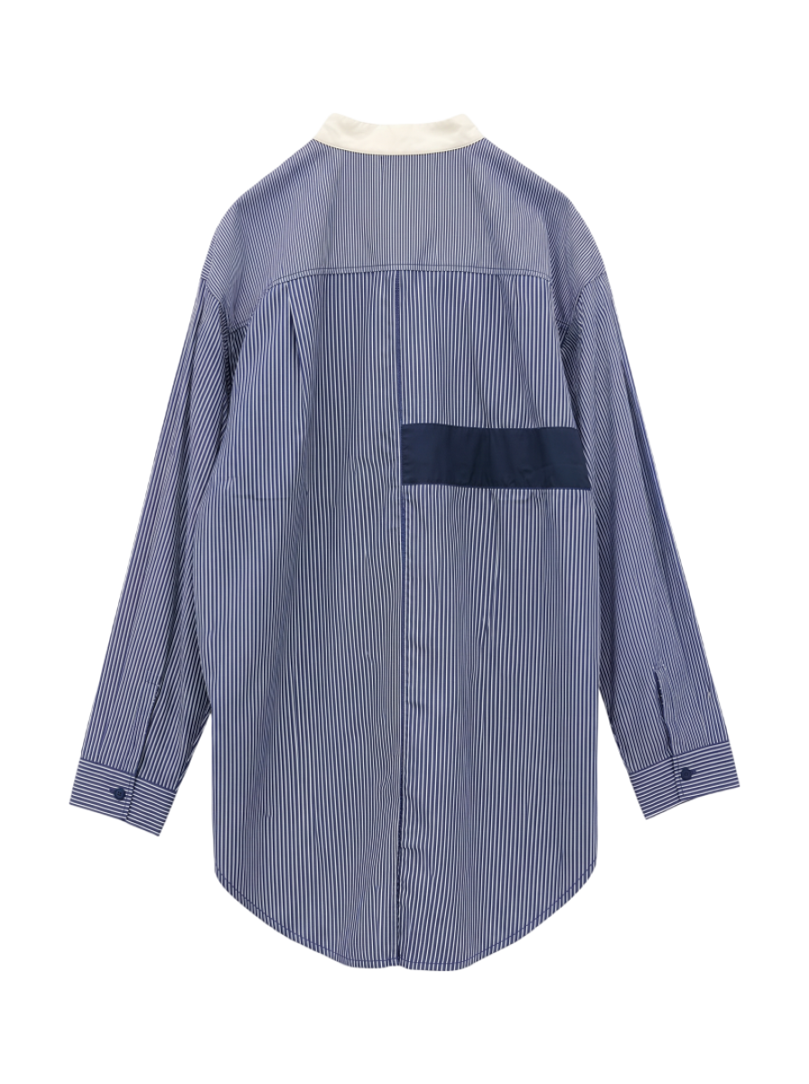 AVIREX / L-CRAZY PATTERN STRIPE SHIRT/クレイジーパターンストライプシャツ
