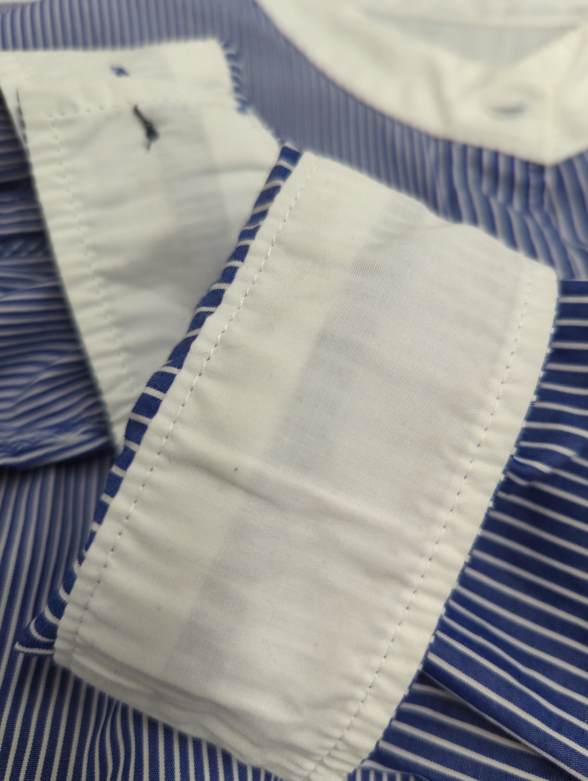 AVIREX / L-CRAZY PATTERN STRIPE SHIRT/クレイジーパターンストライプシャツ